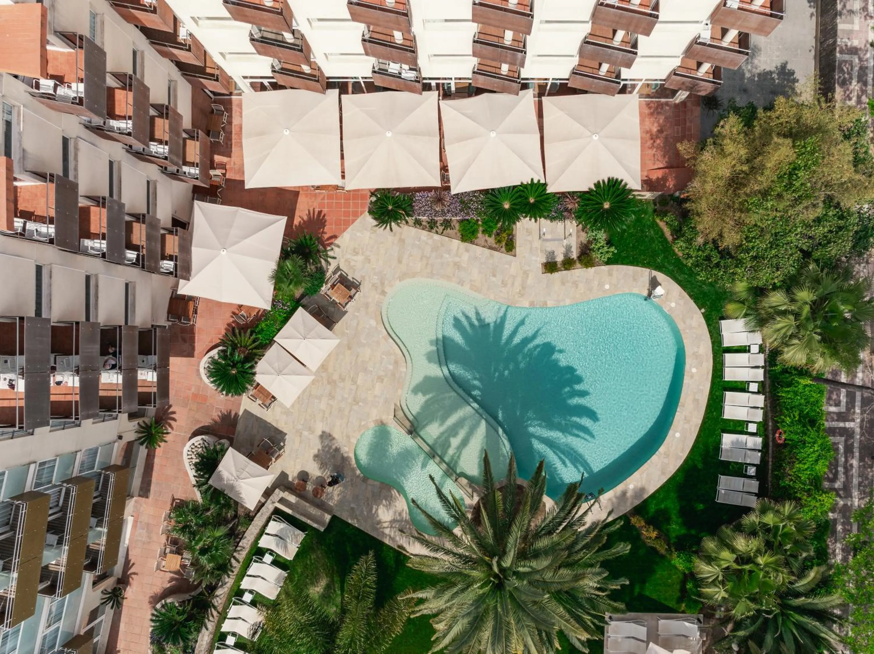 Garden in Mònica Hotel