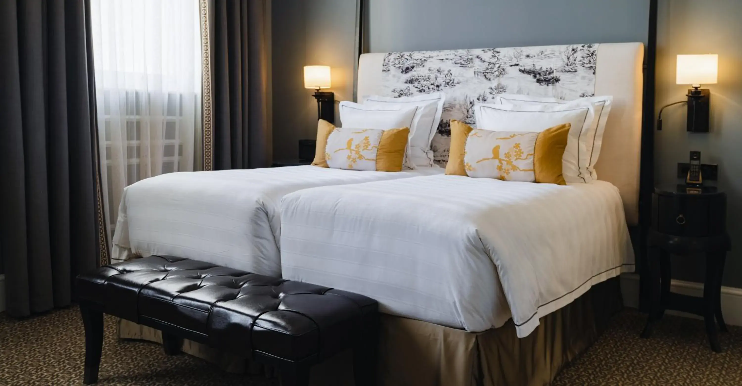 Deluxe Twin Room in The Gainsborough Bath Spa - Small Luxury Hotels of the World Deluxe Twin Room in The Gainsborough Bath Spa - Small Luxury Hotels of the World