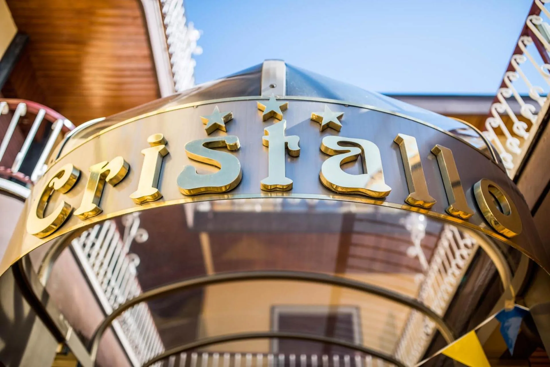 Patio in Hotel Cristallo
