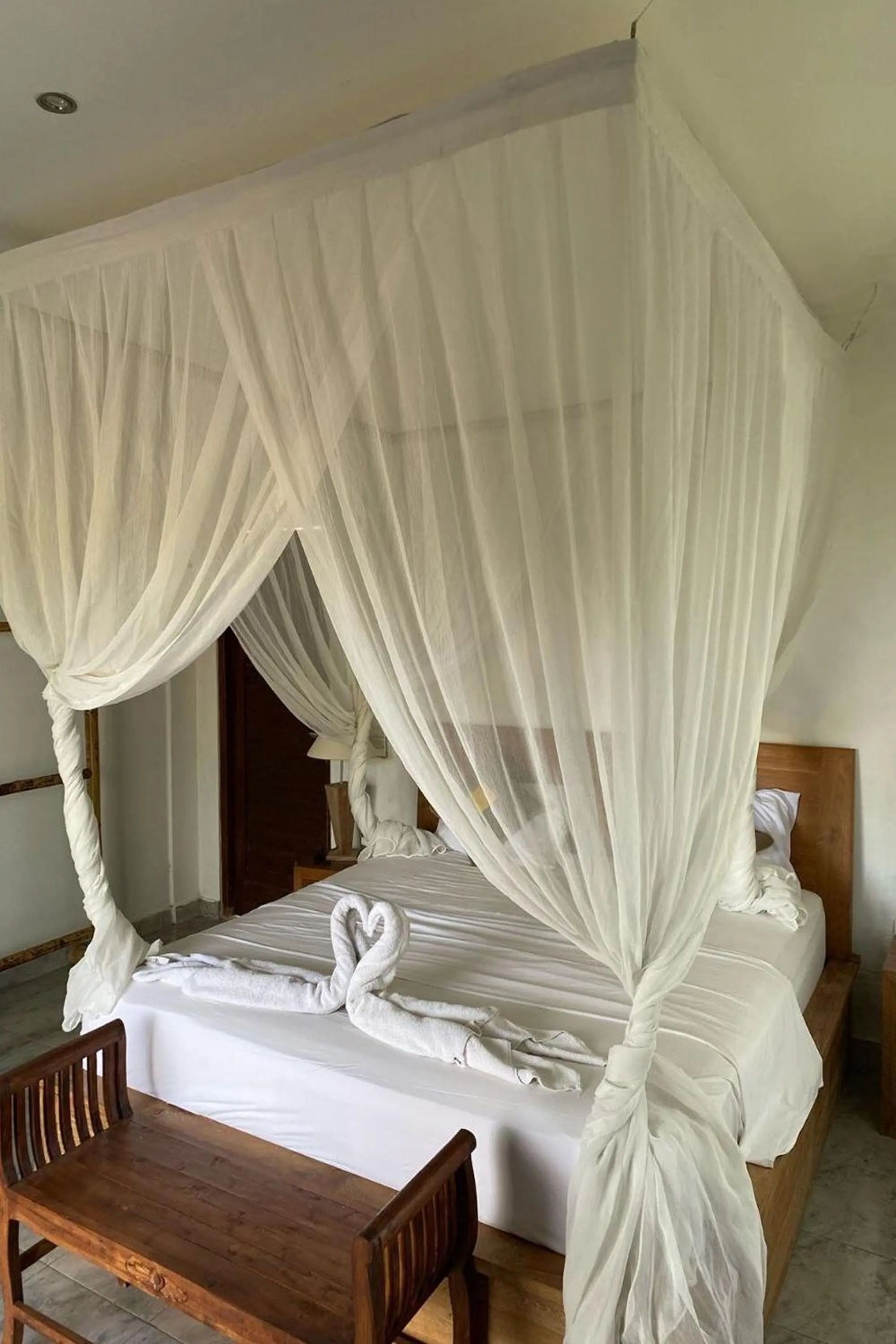 Bed in Budha House Ubud