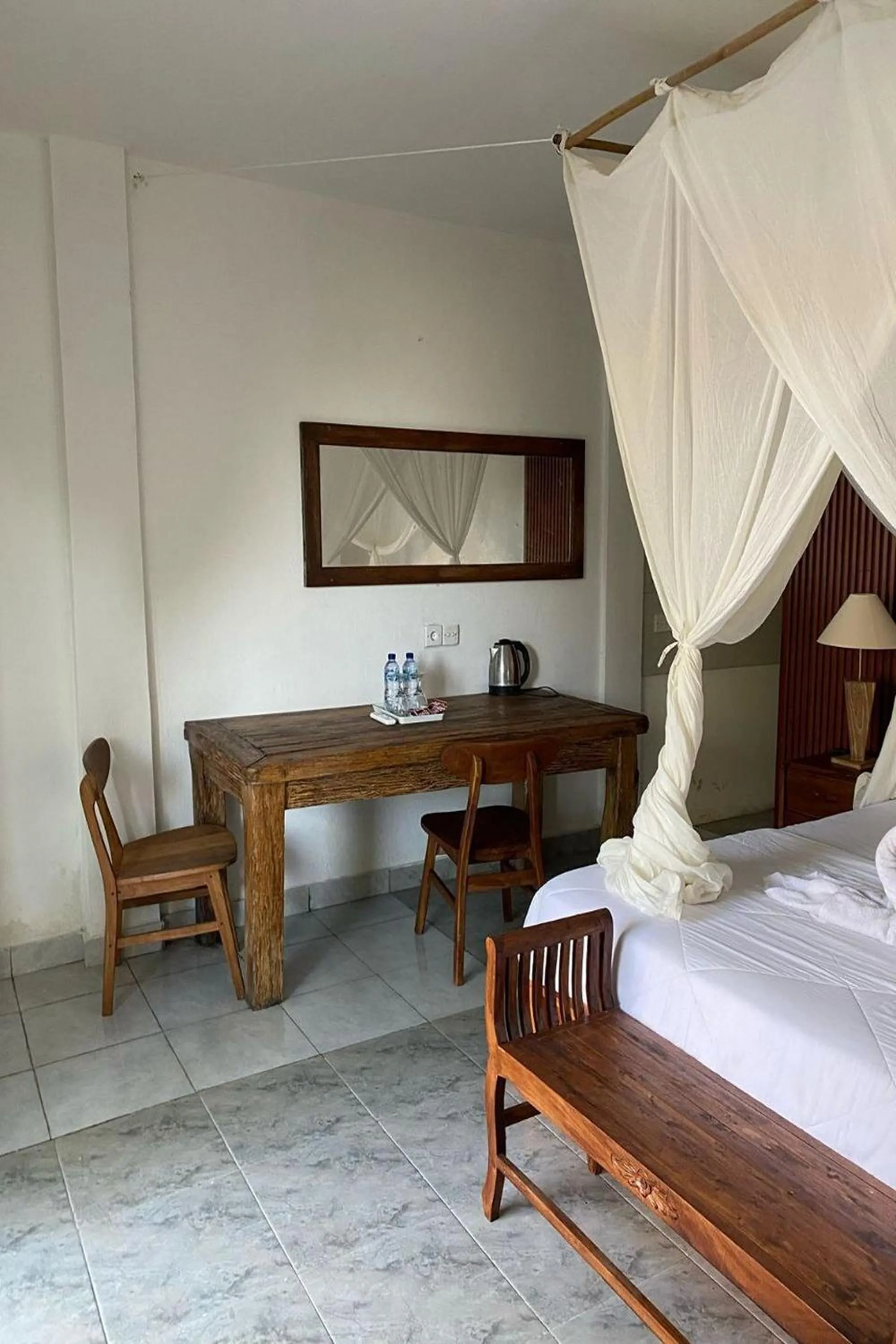 Bed in Budha House Ubud