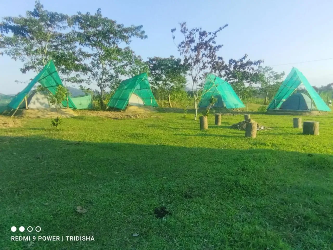 Garden view in Fesengbor eco camp