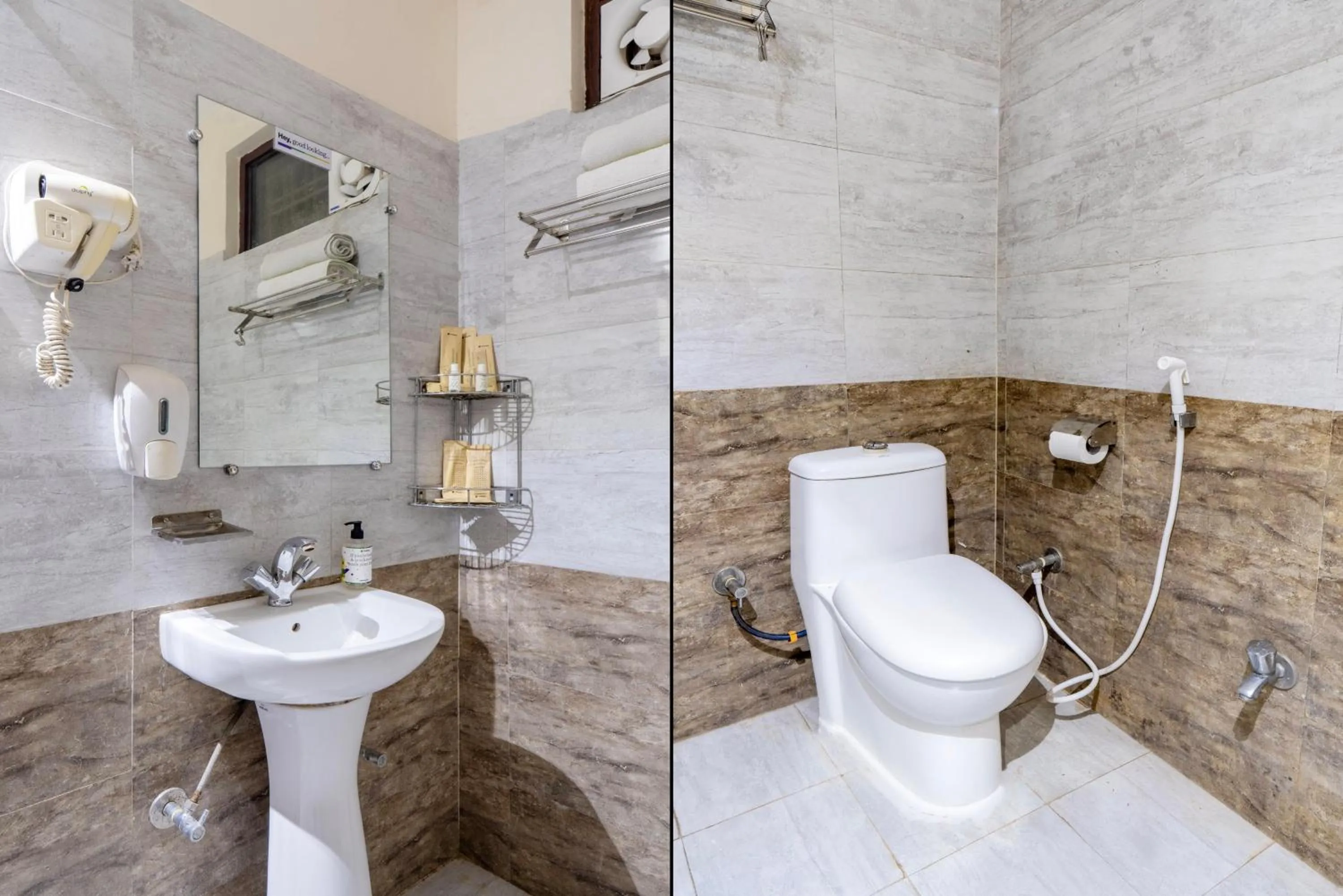 Bathroom in Treebo AK Residency, Tapovan