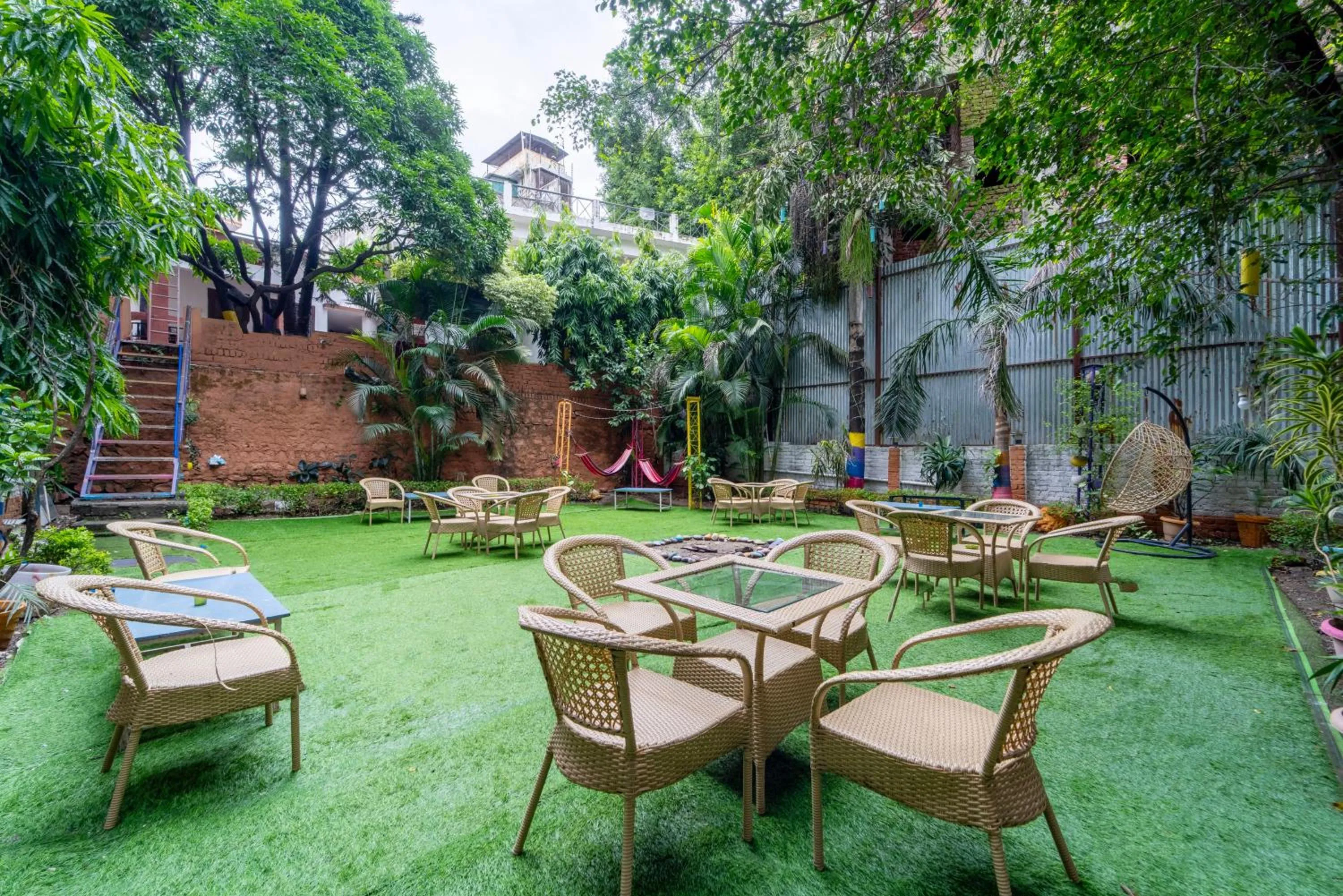 Seating area in Treebo AK Residency, Tapovan