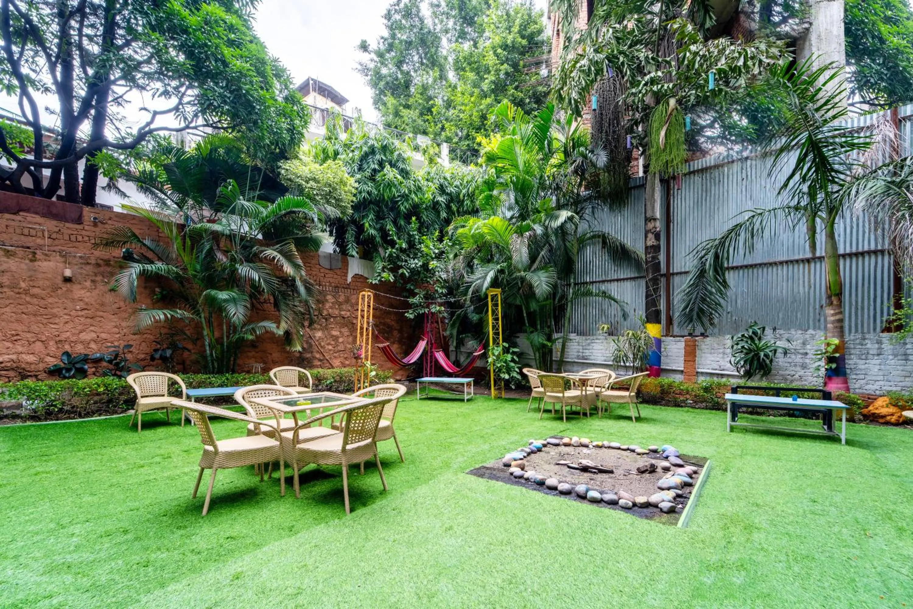 Garden in Treebo AK Residency, Tapovan