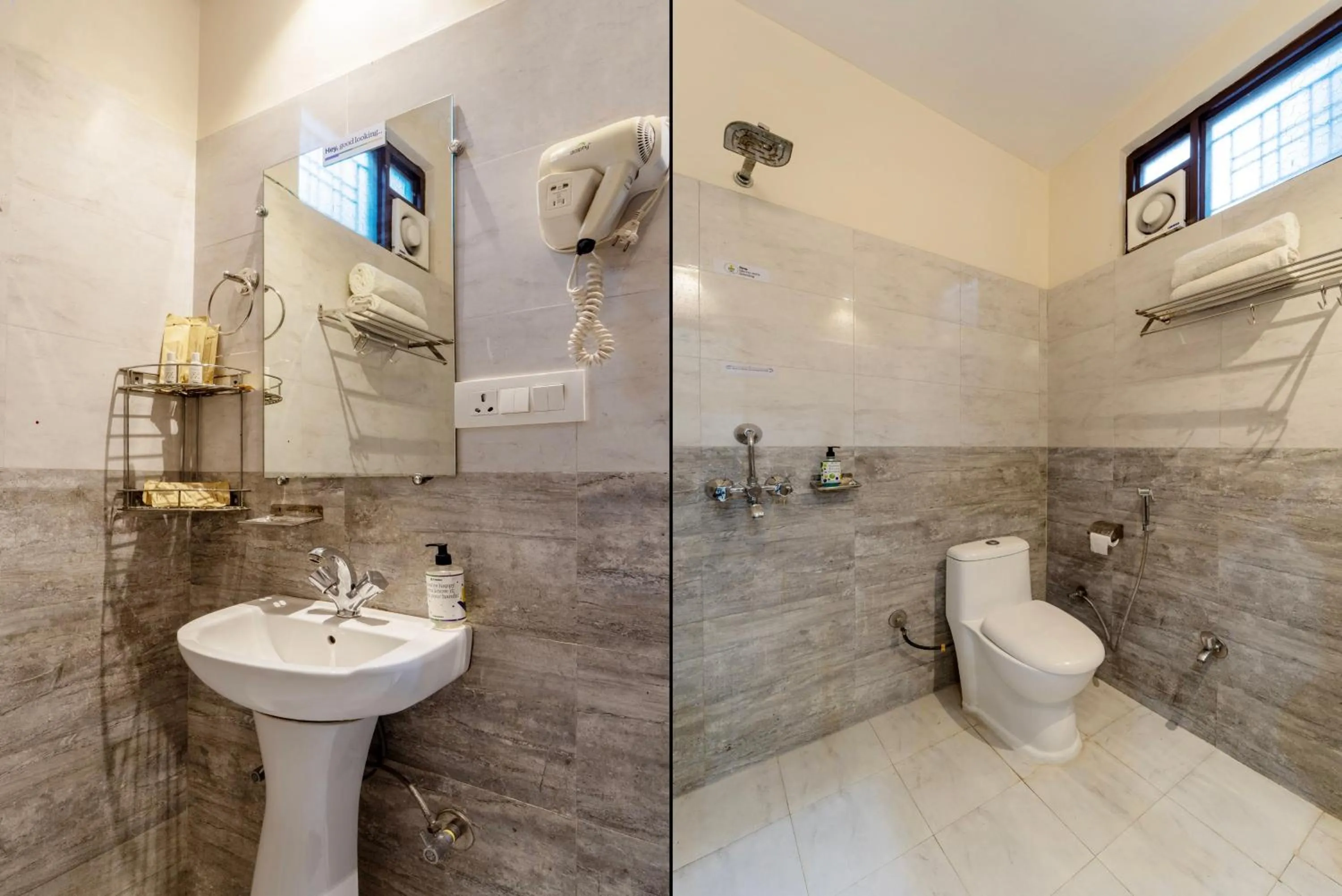 Bathroom in Treebo AK Residency, Tapovan