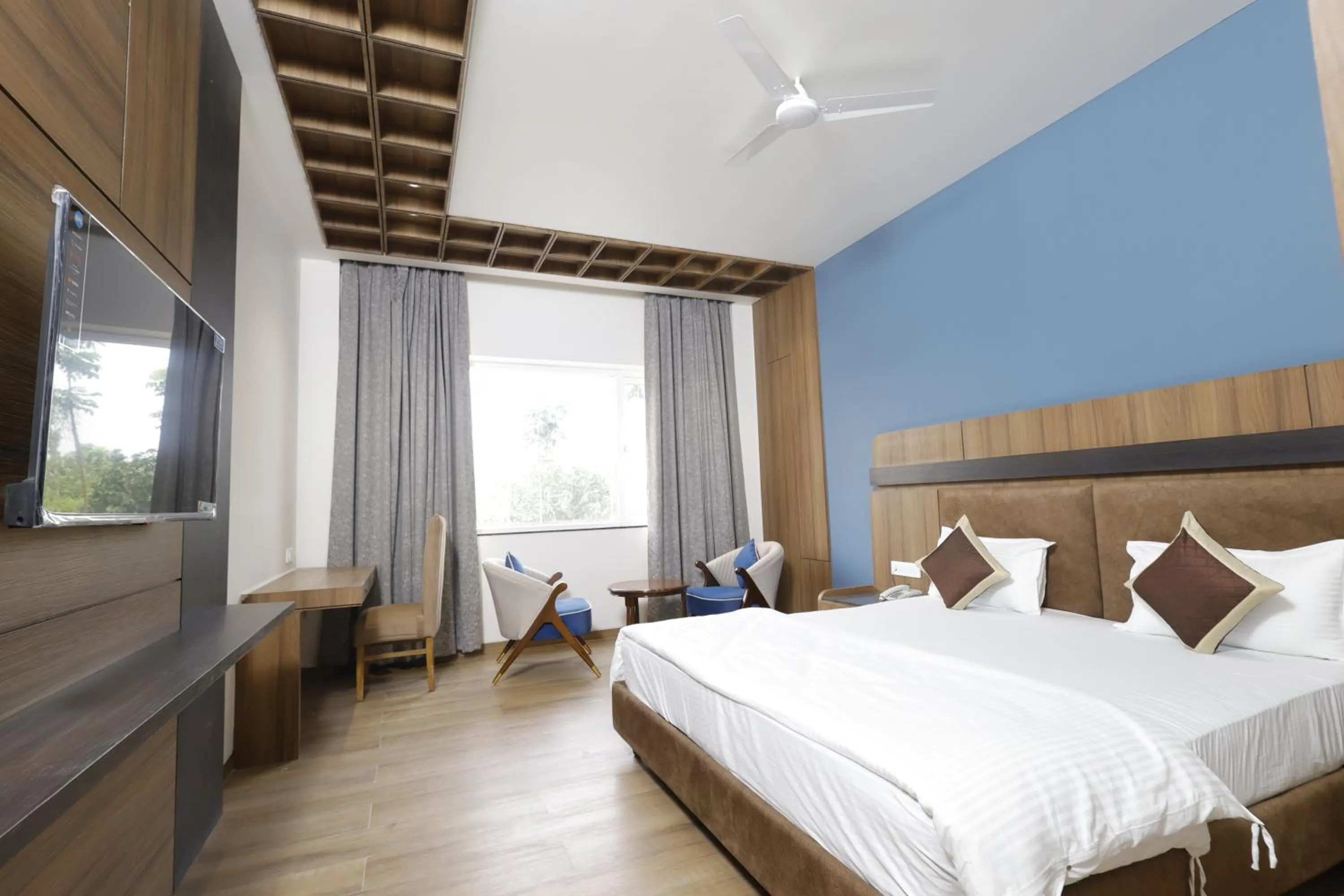 Photo of the whole room, Bed in Nirvana Grand Hotel & Resort