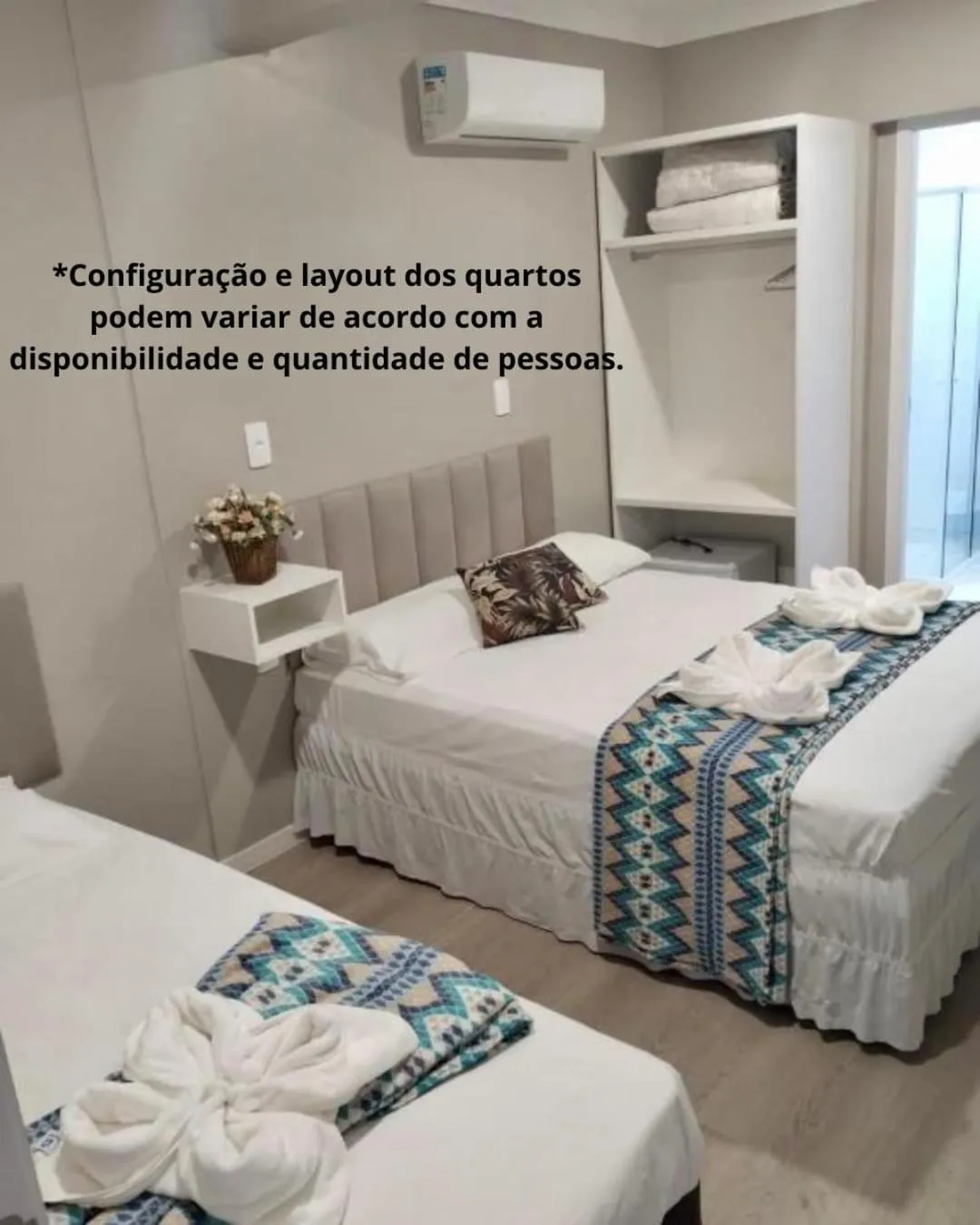 Bed in Pousada Recanto do Cowboy