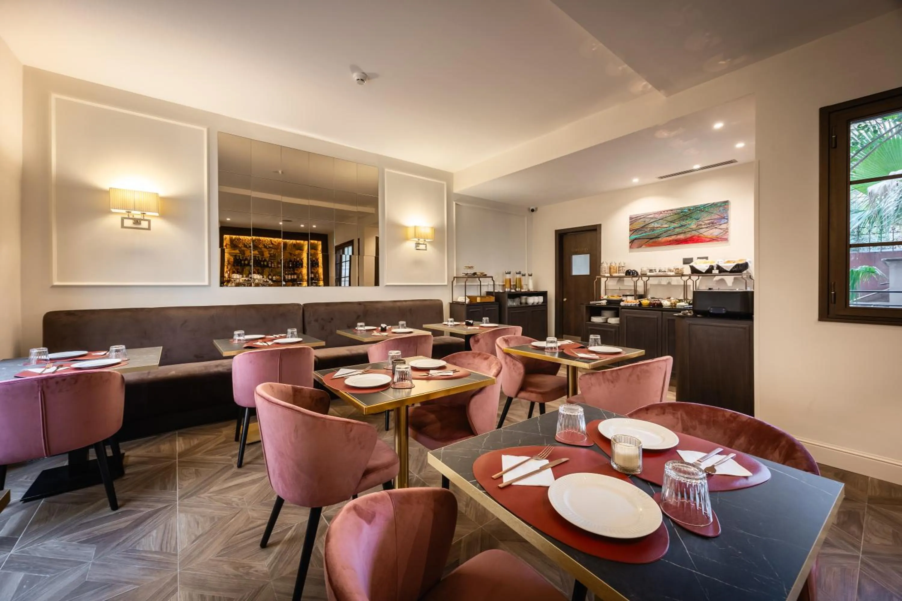 Buffet breakfast in BH Hotel