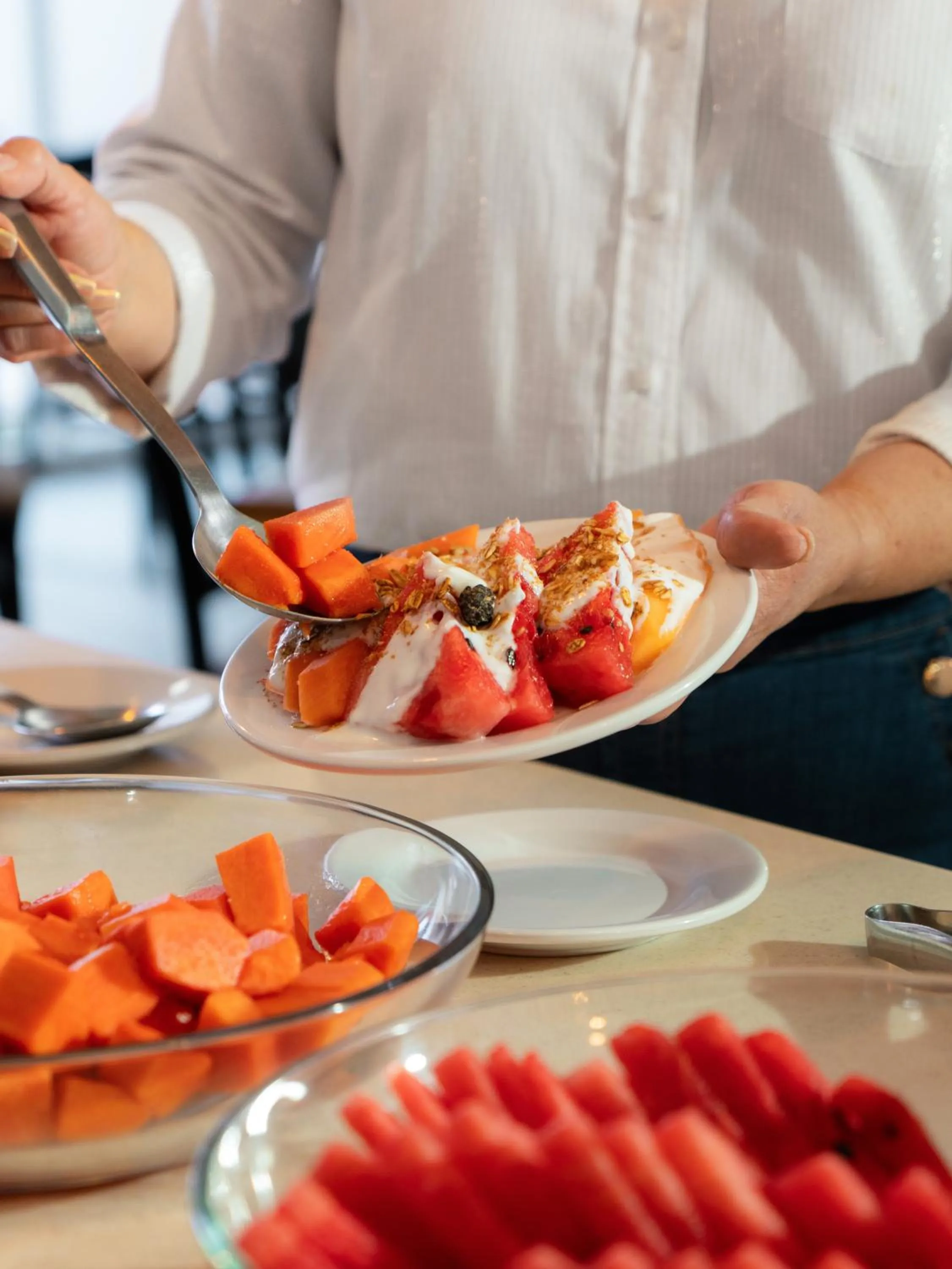 Breakfast in BeWow Hotel Querétaro