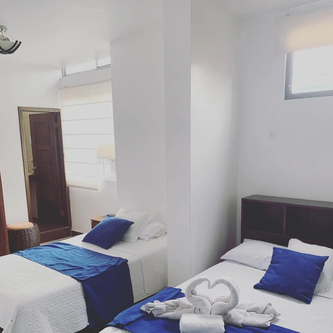 Bed in Hostal Costa del Pacifico