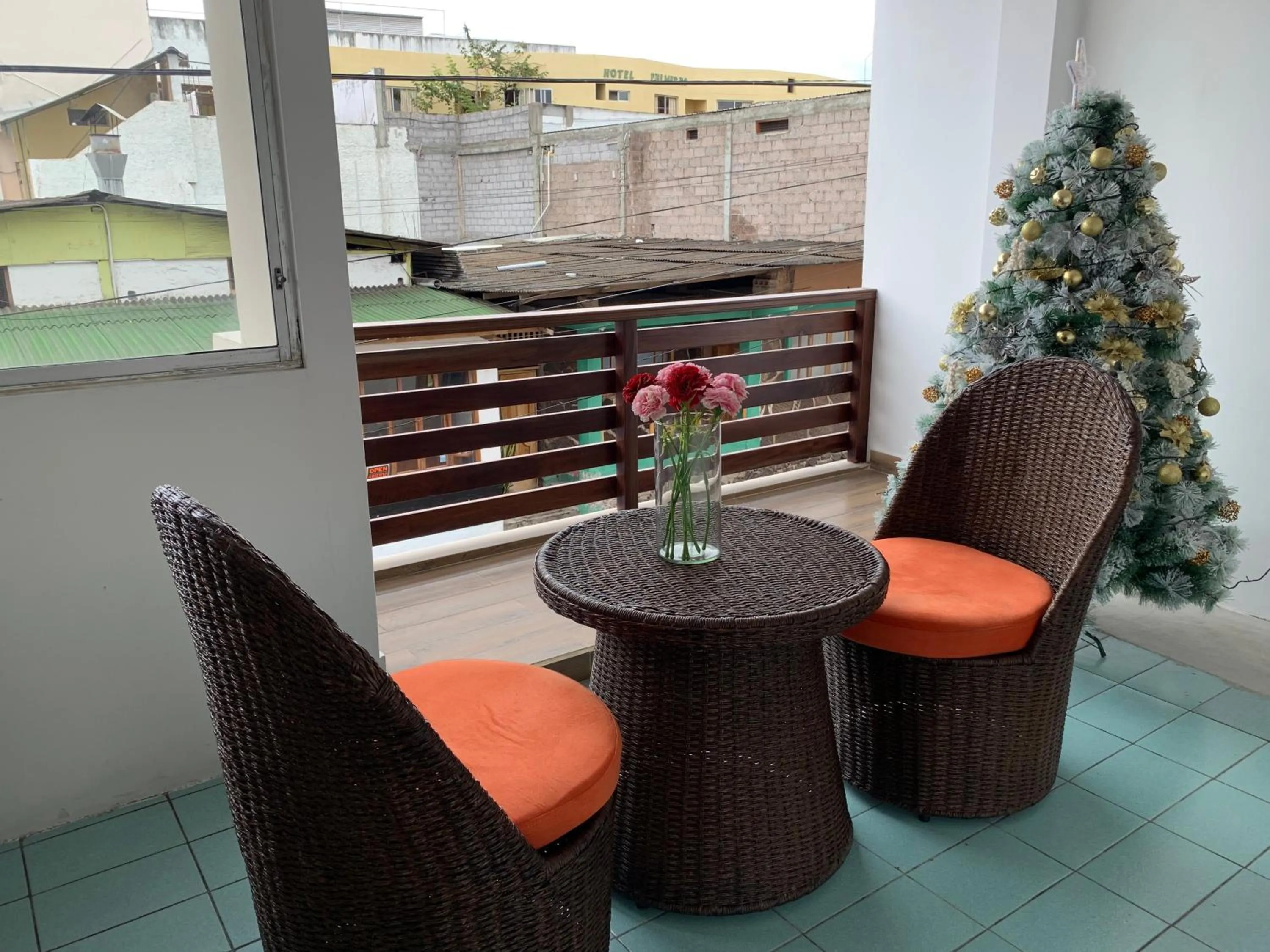 Balcony/Terrace in Hostal Costa del Pacifico