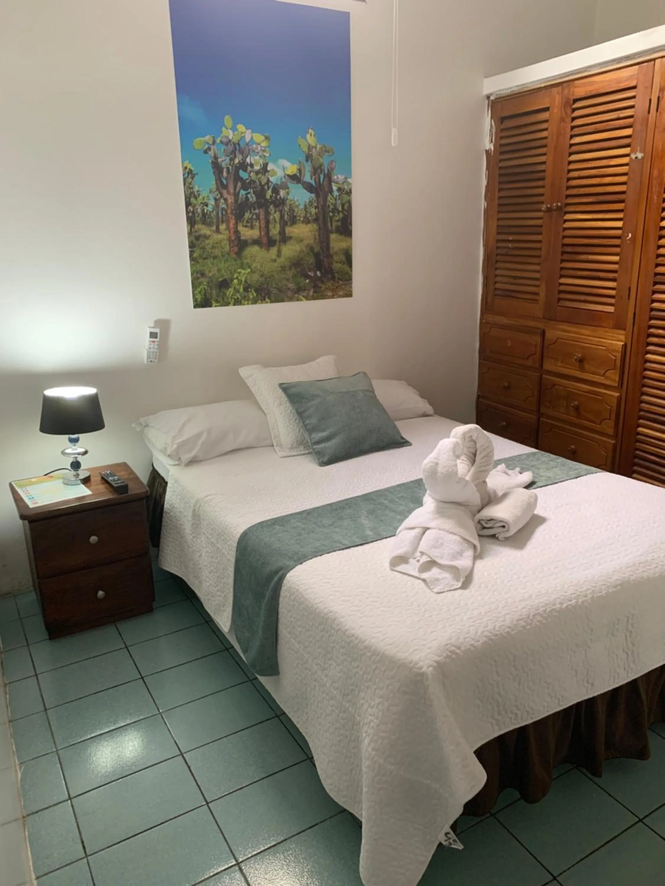 Bed in Hostal Costa del Pacifico