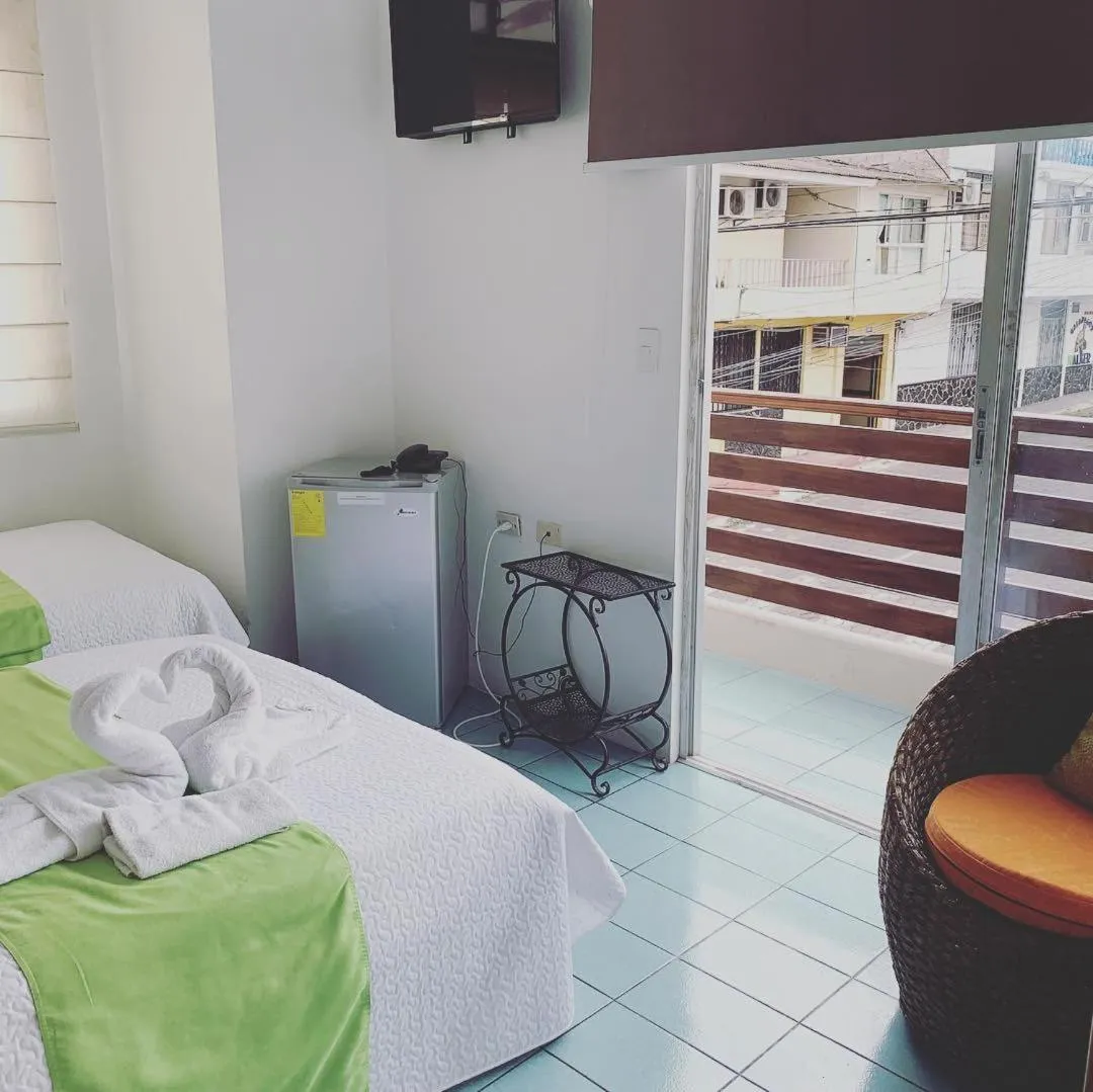 Bed in Hostal Costa del Pacifico