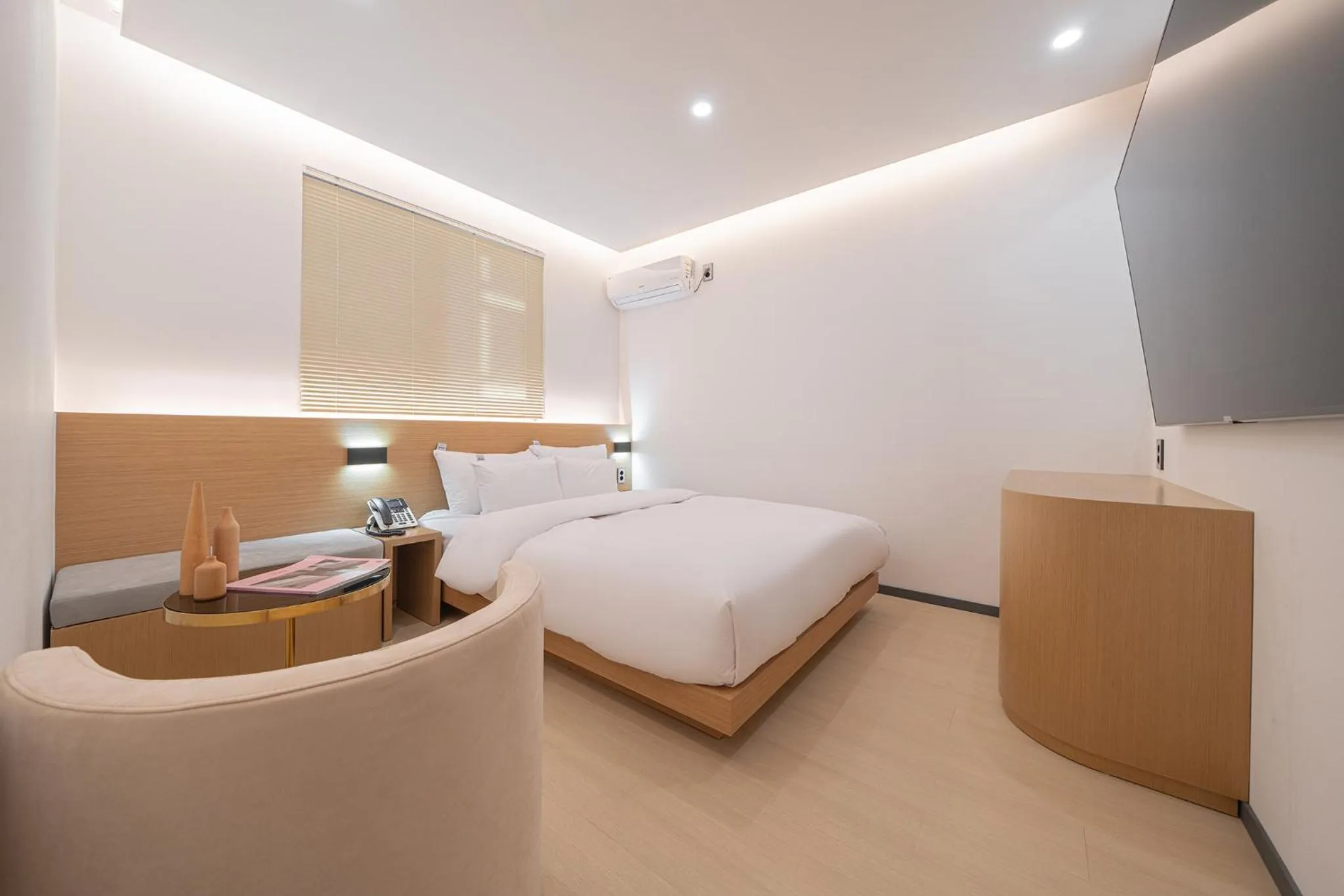 Bed in Hotel YAJA Namchuncheon