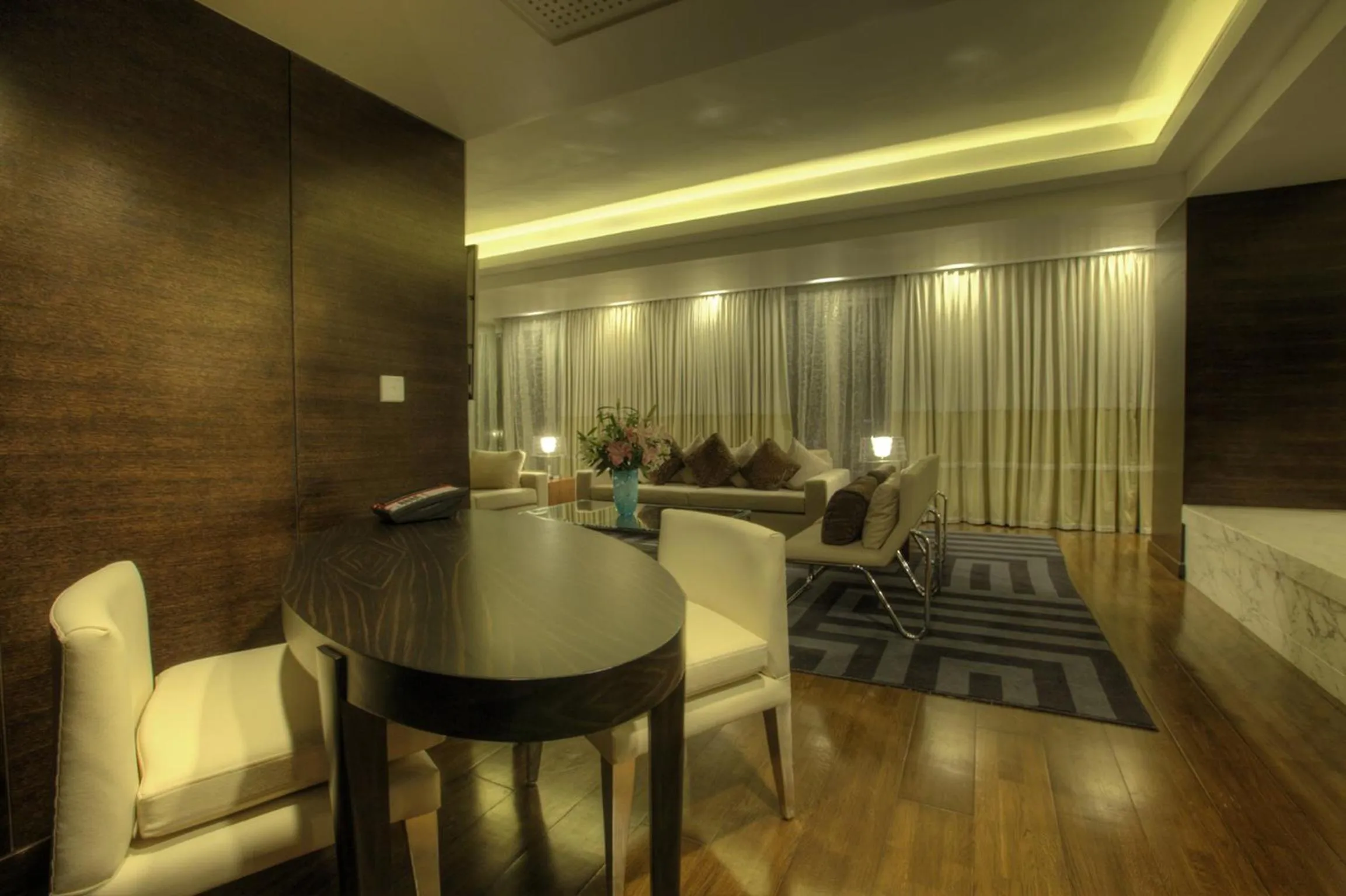 Seating area in Avari Towers Karachi