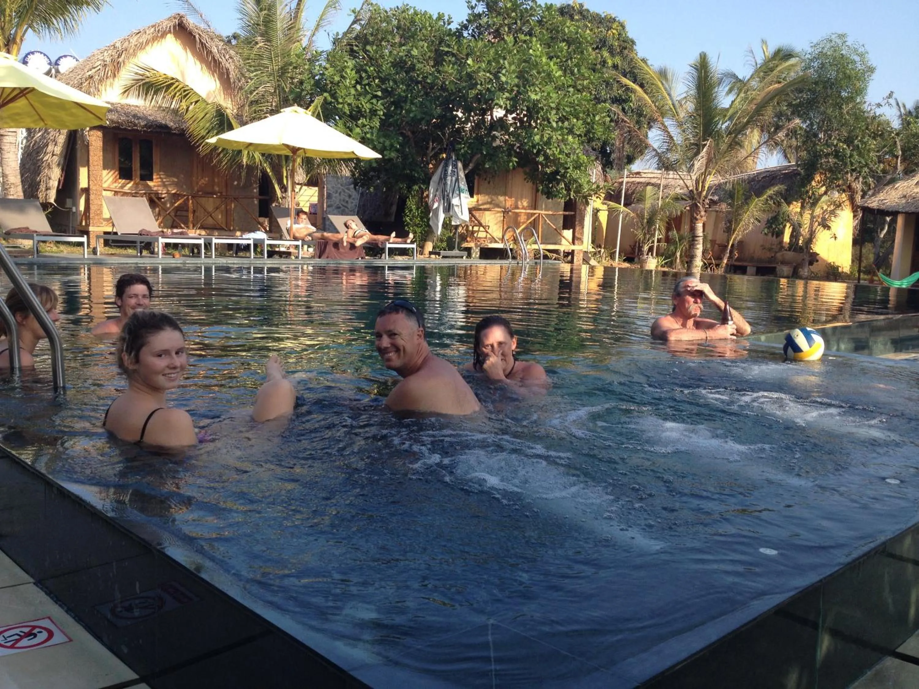 Swimming pool in Ninila Fruit Farm Bungalow