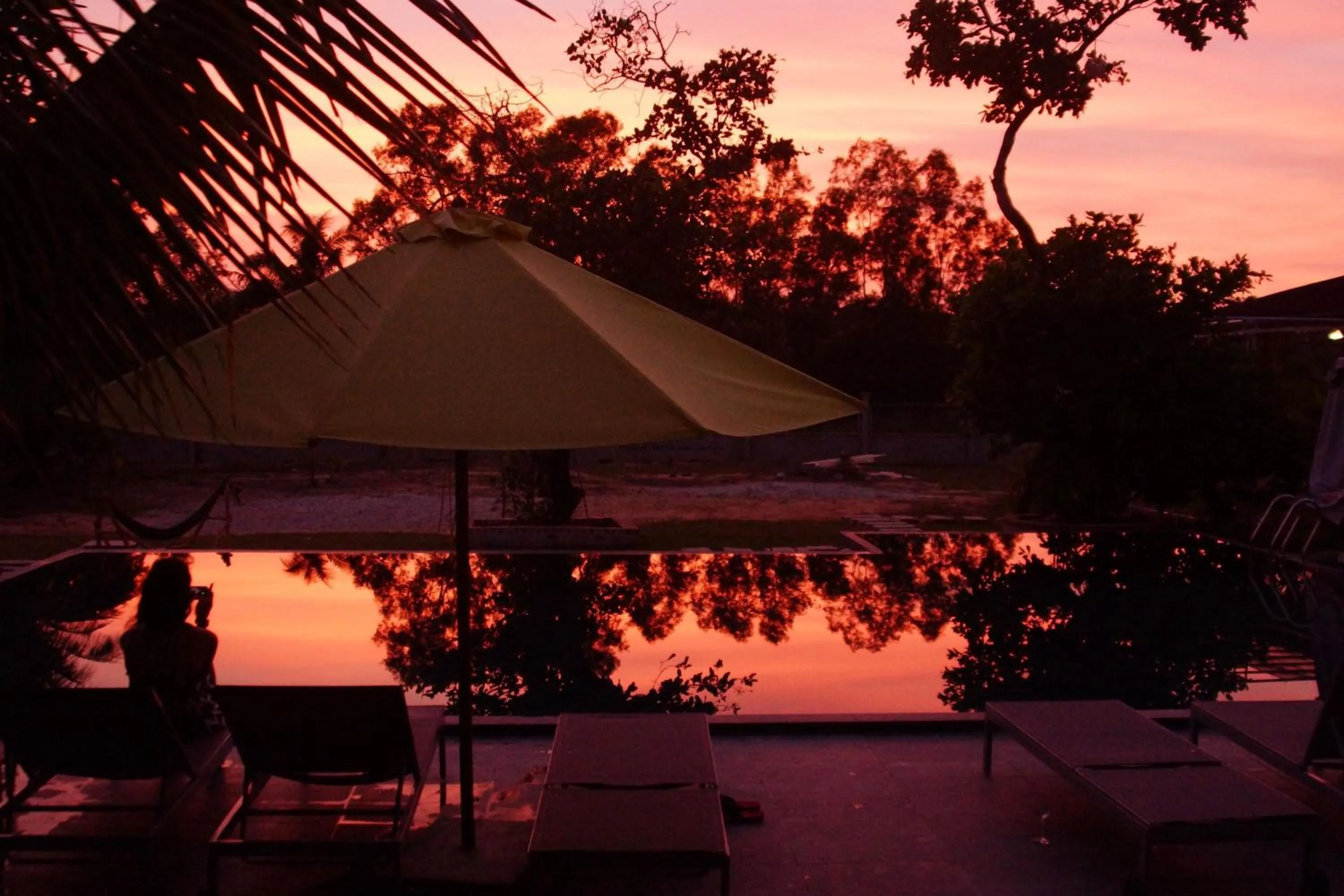 Swimming pool in Ninila Fruit Farm Bungalow