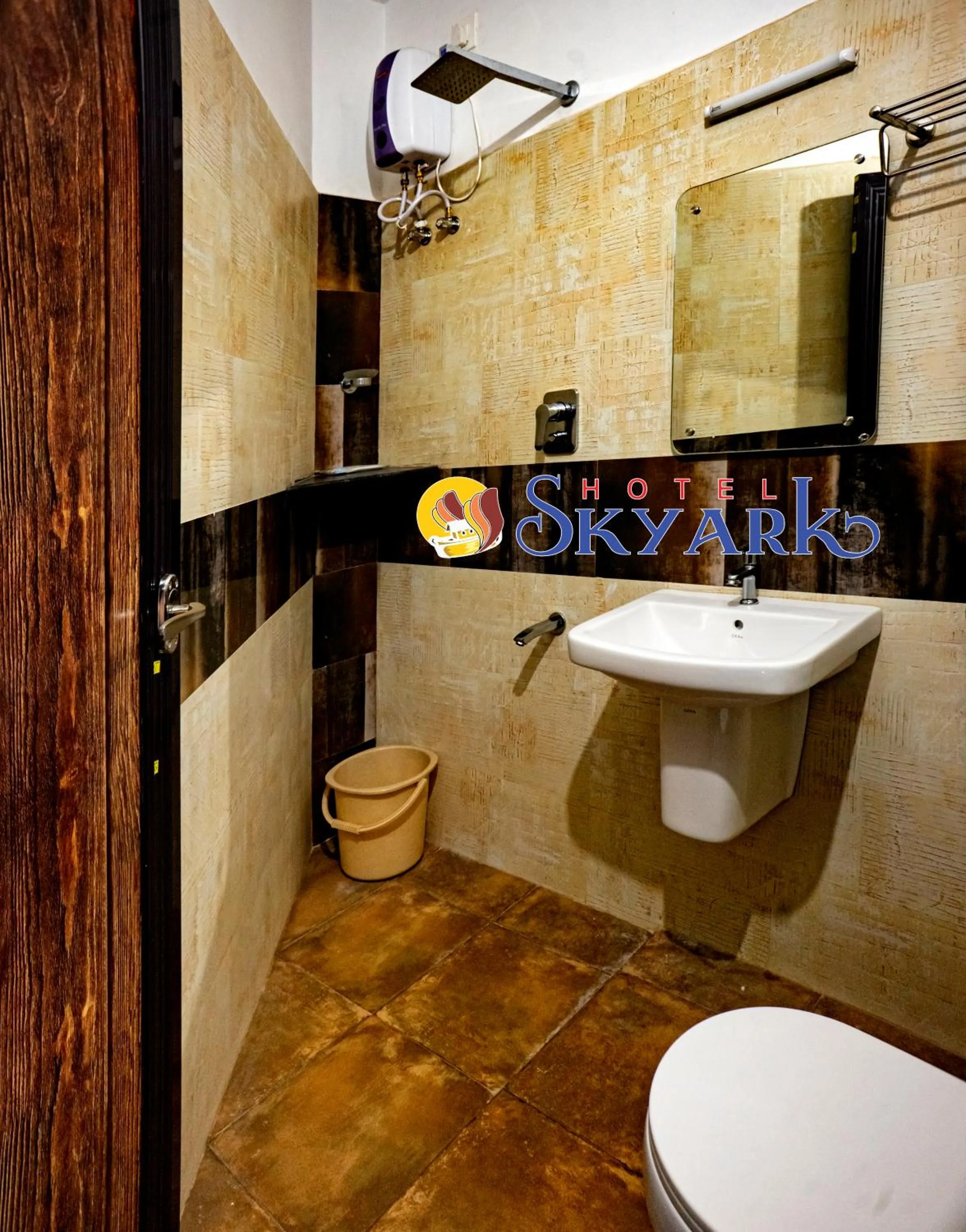 Bathroom in Hotel Skyark