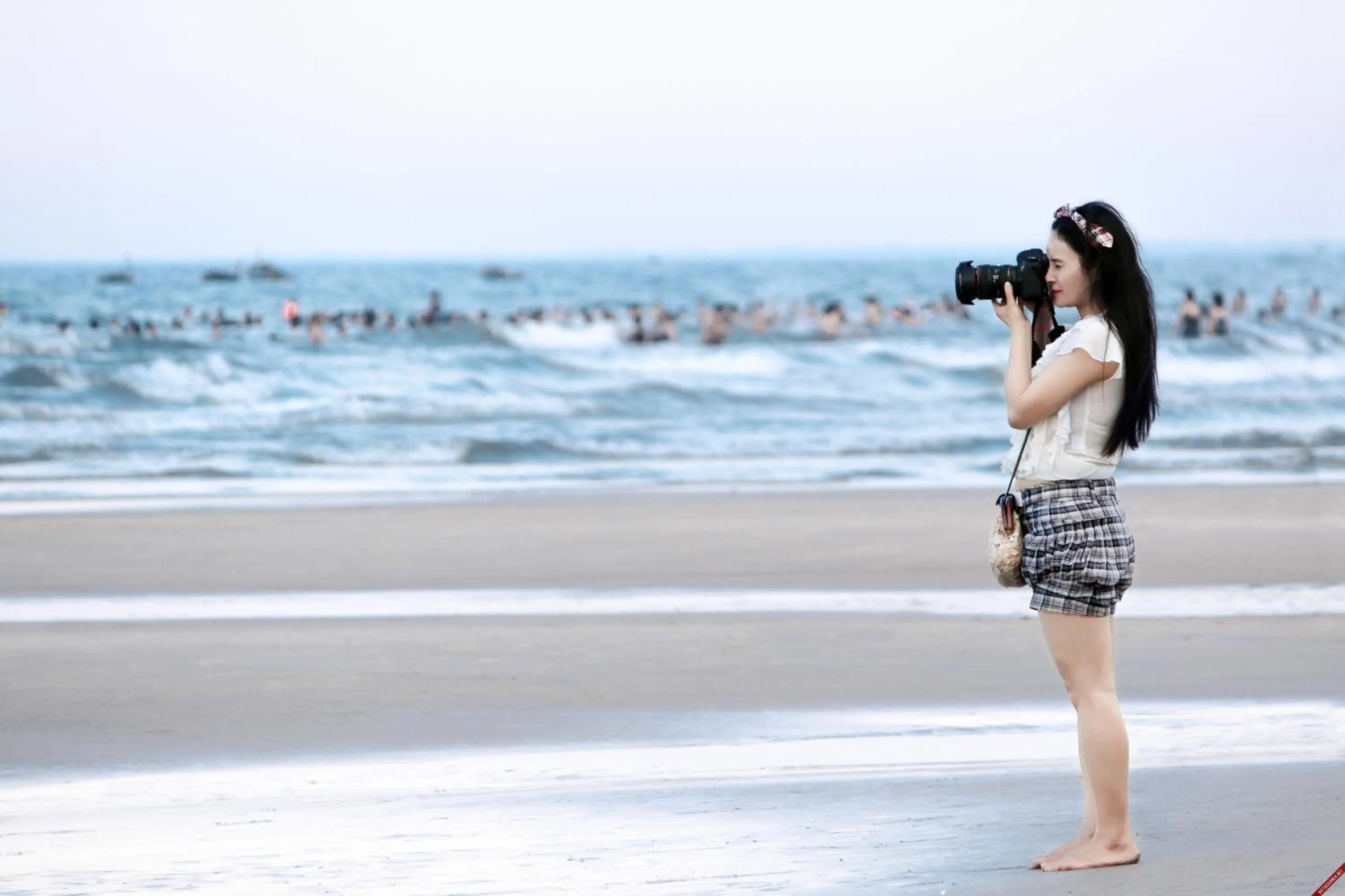 Beach in Dam Tien Hotel