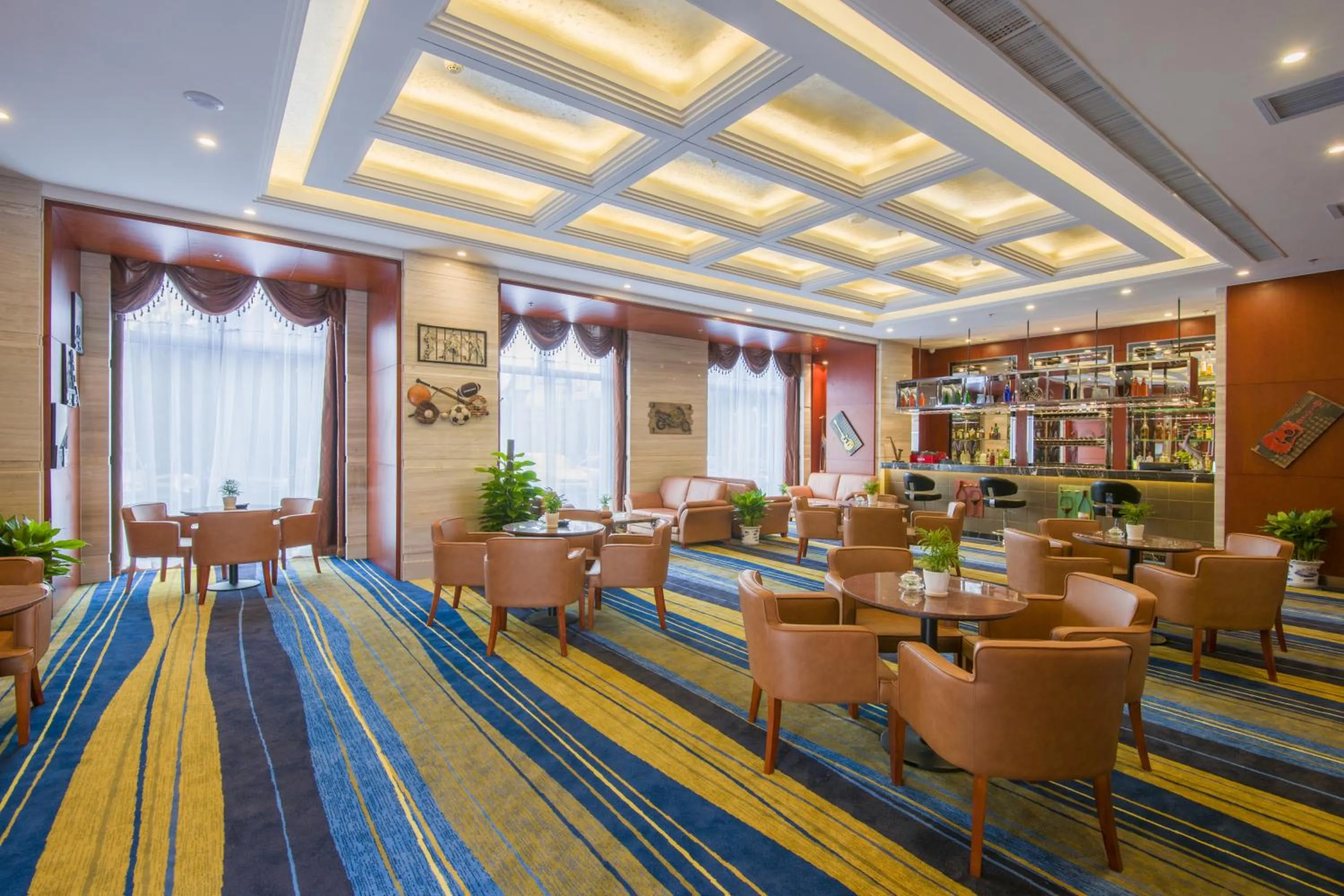 Lounge or bar in Avic Hotel Beijing