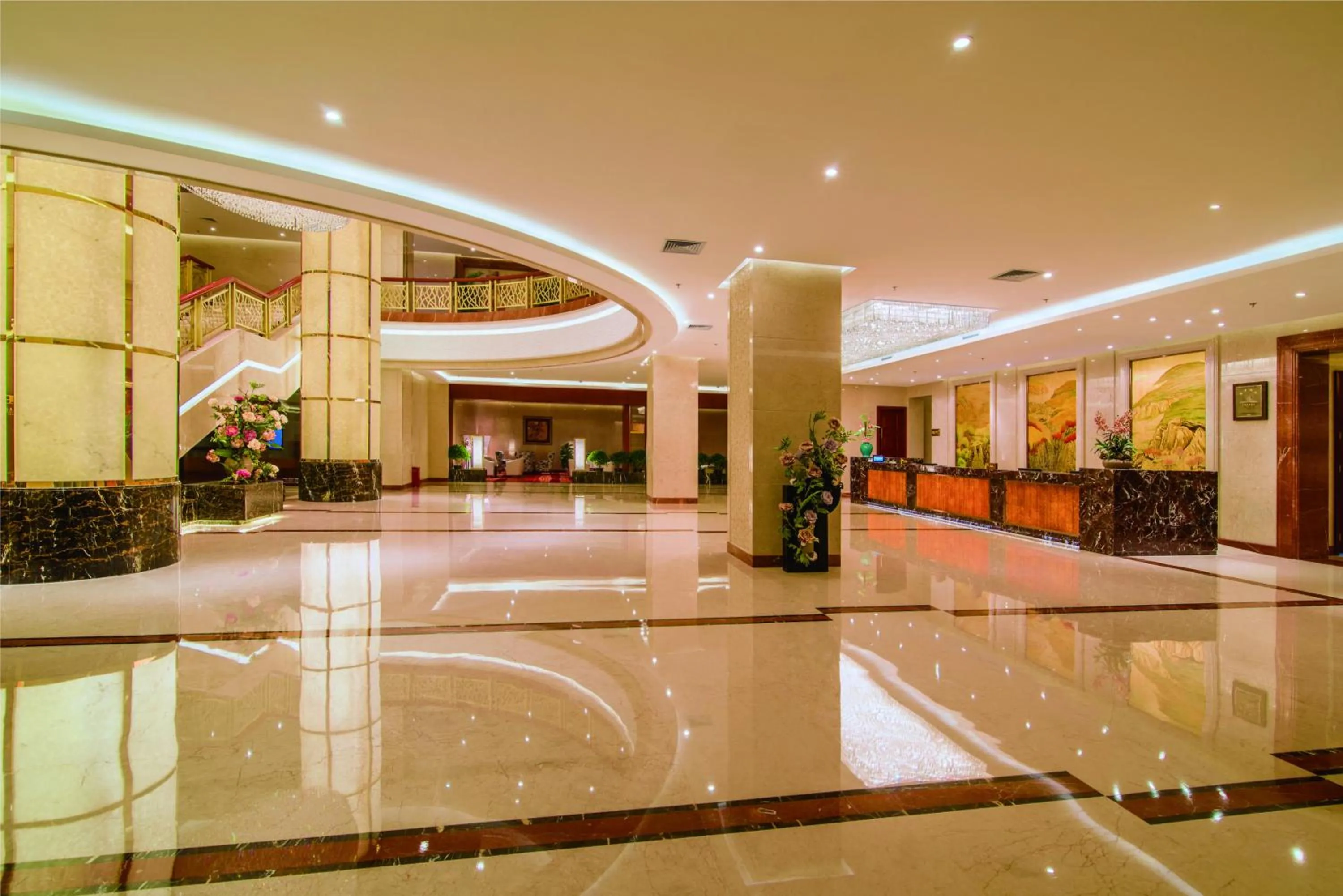 Lobby or reception in Avic Hotel Beijing