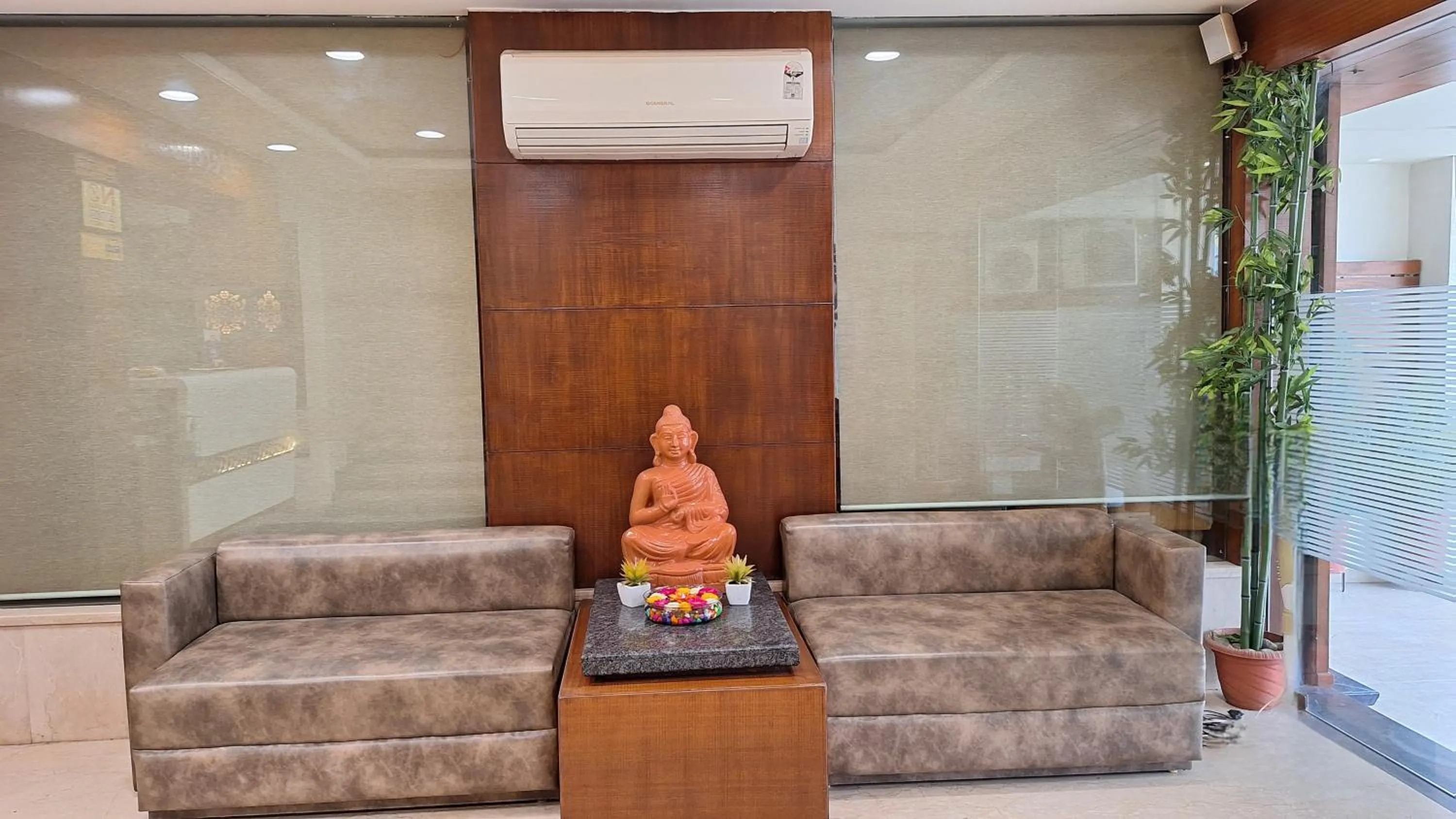 Seating area in Hotel Alankar Palace