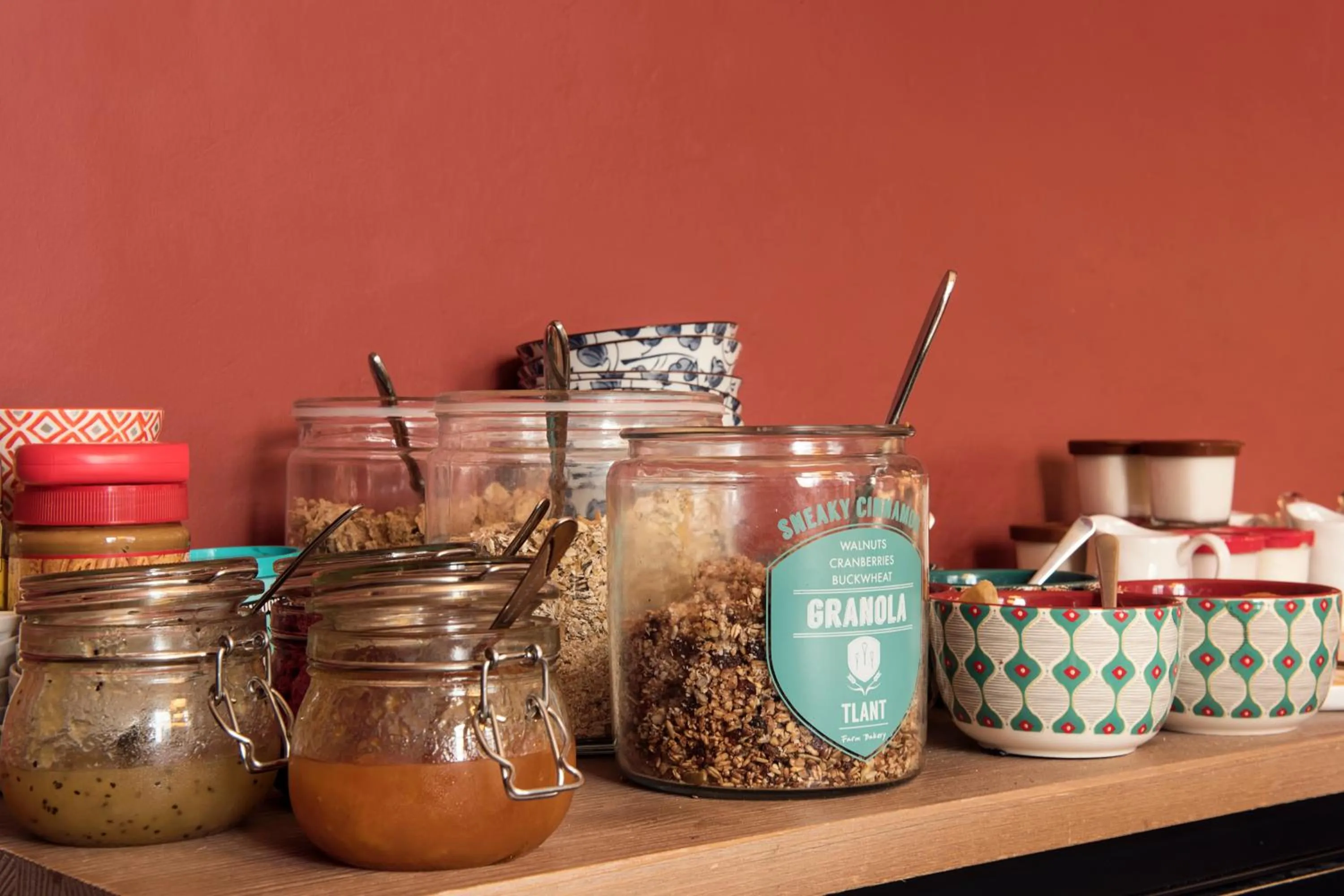 Food in Ganda Rooms & Suites