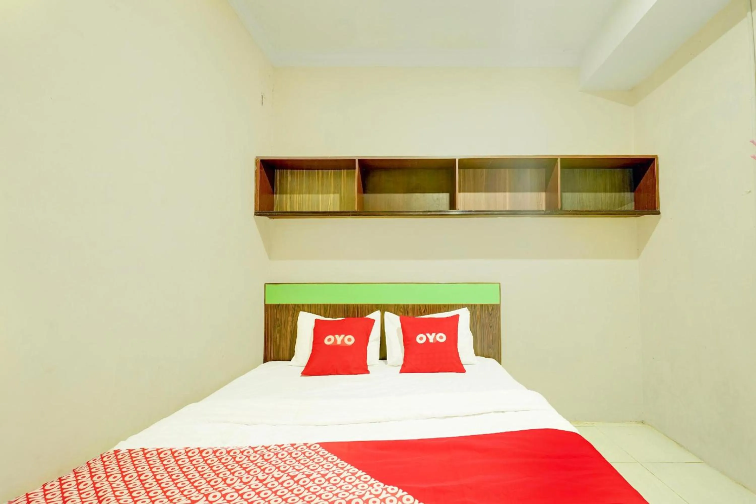 View (from property/room), Bed in Hotel O Slawi Near Alun- Alu Slawi Formerly Boarding Inn