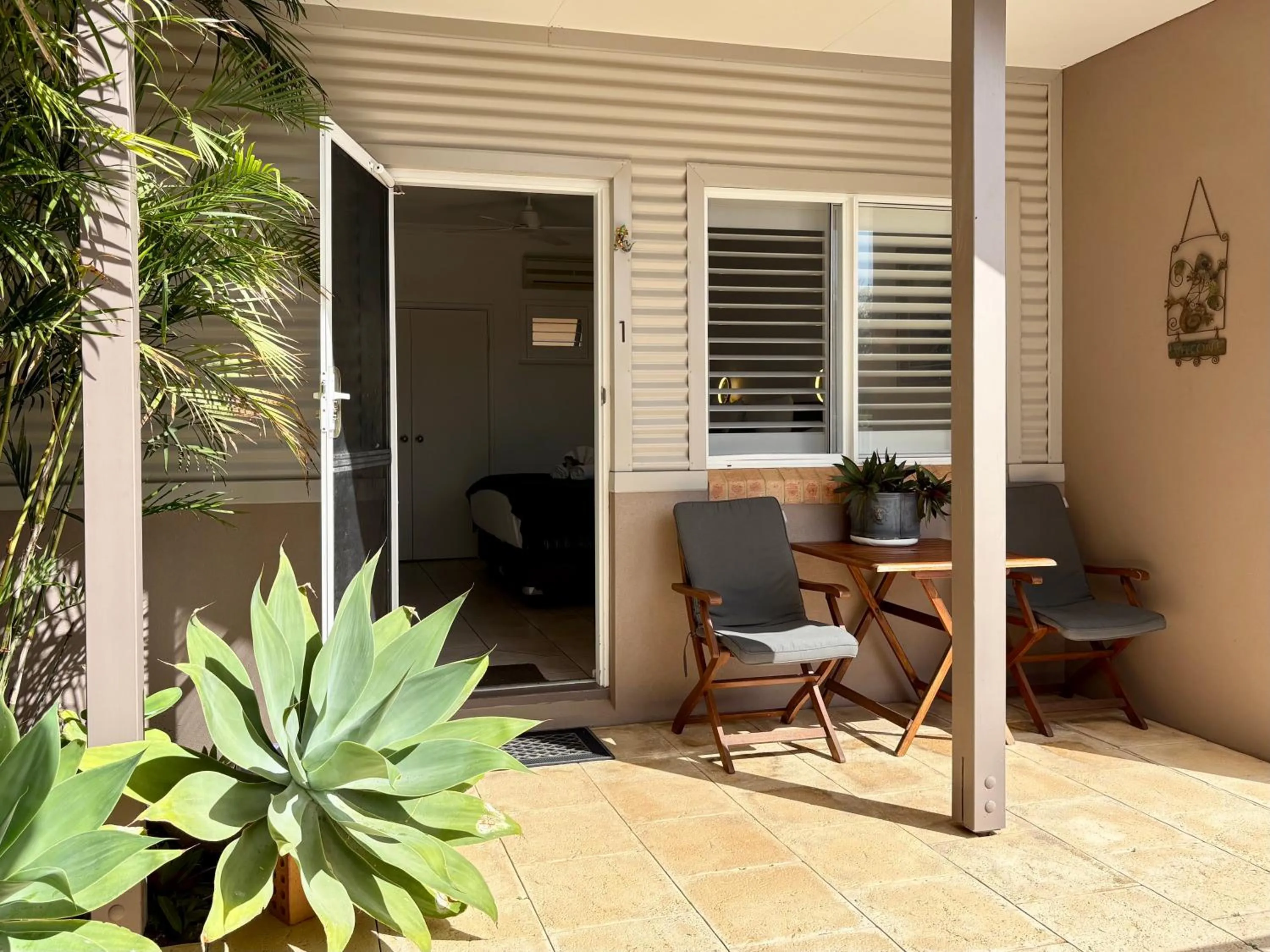 Garden in Gecko Lodge Kalbarri