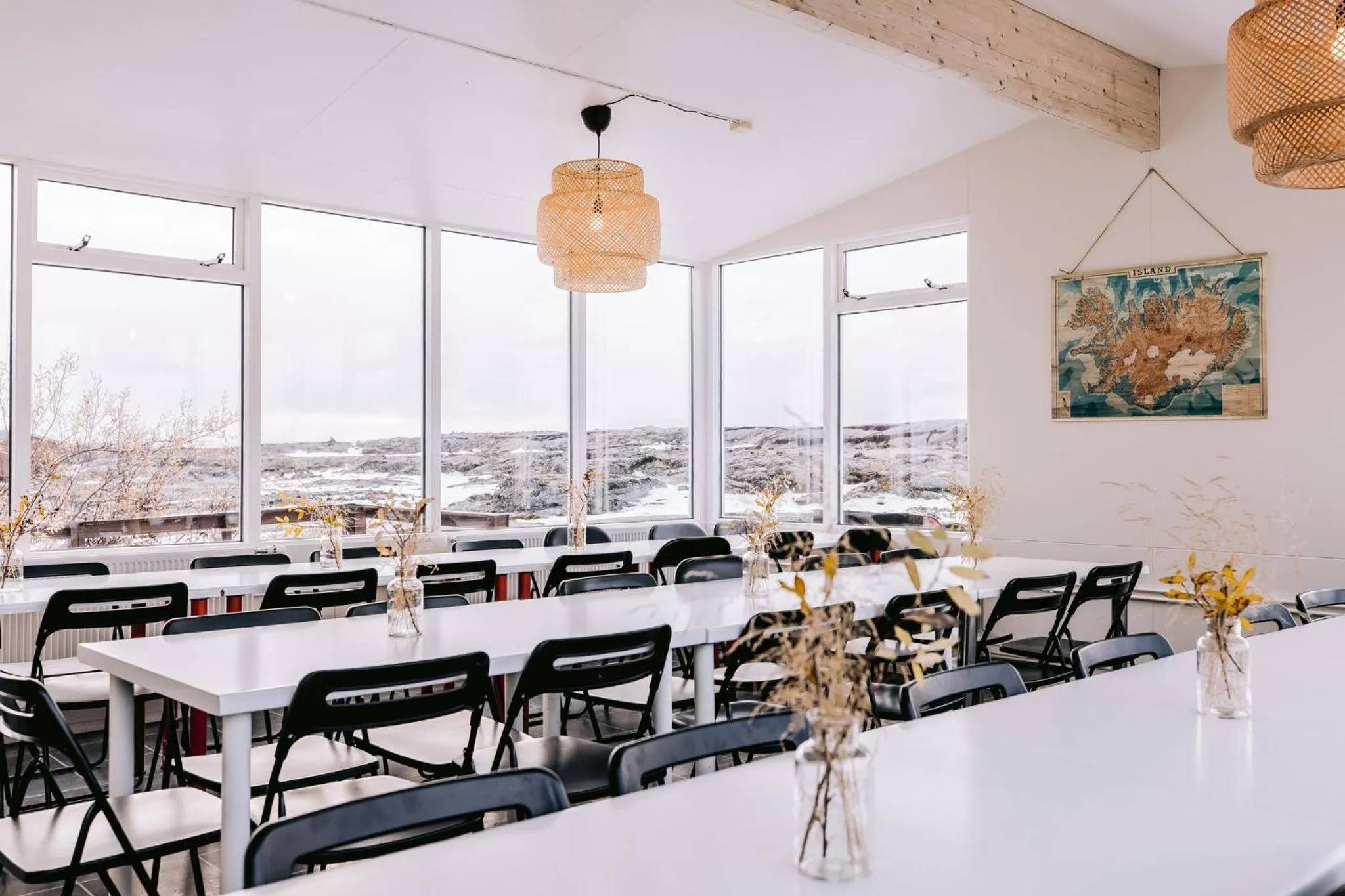 Breakfast in Hlid Hostel