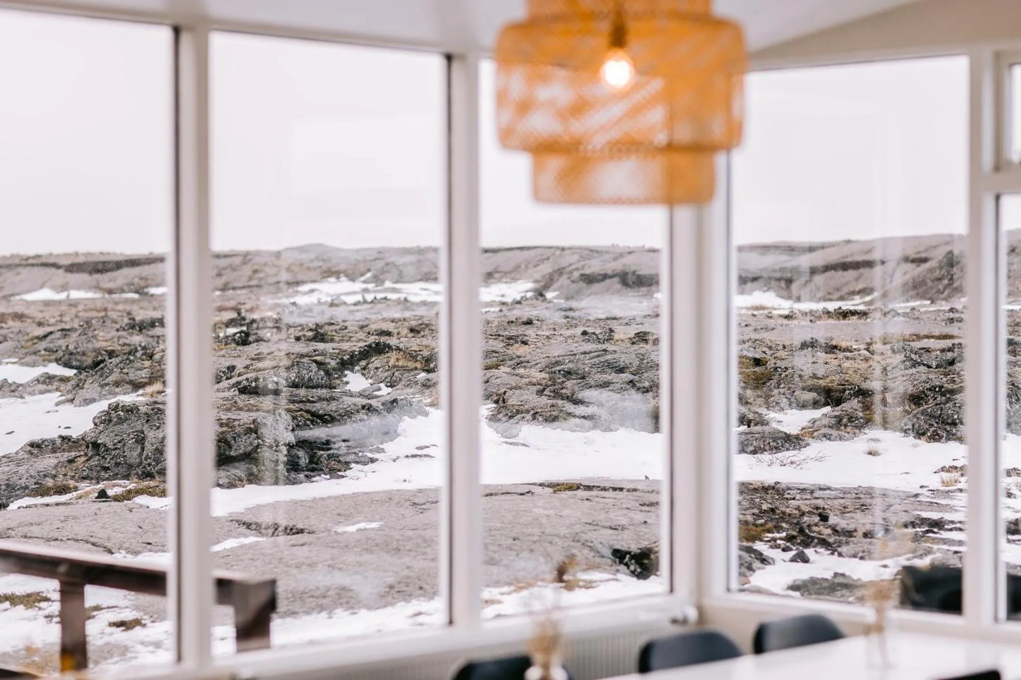 Dining area in Hlid Hostel