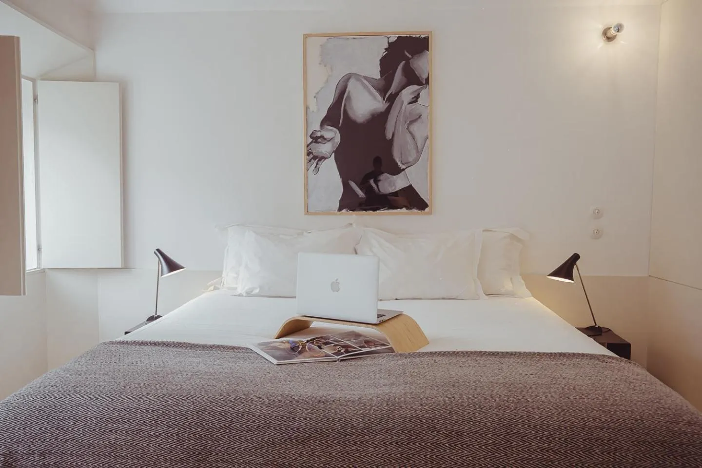 Bed in The Late Birds Lisbon - Gay Urban Resort