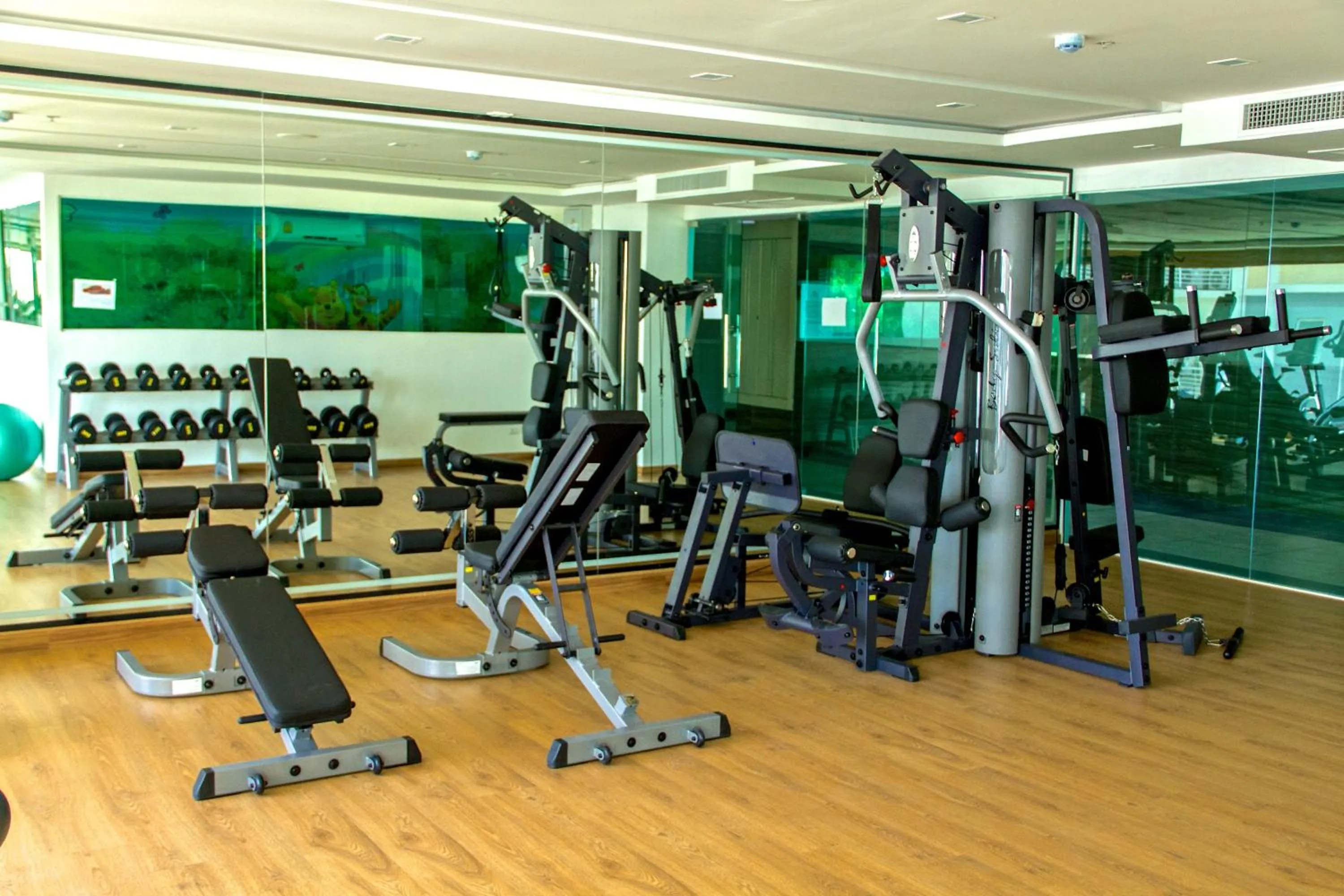 Fitness centre/facilities in Cosy Beach View Apartments