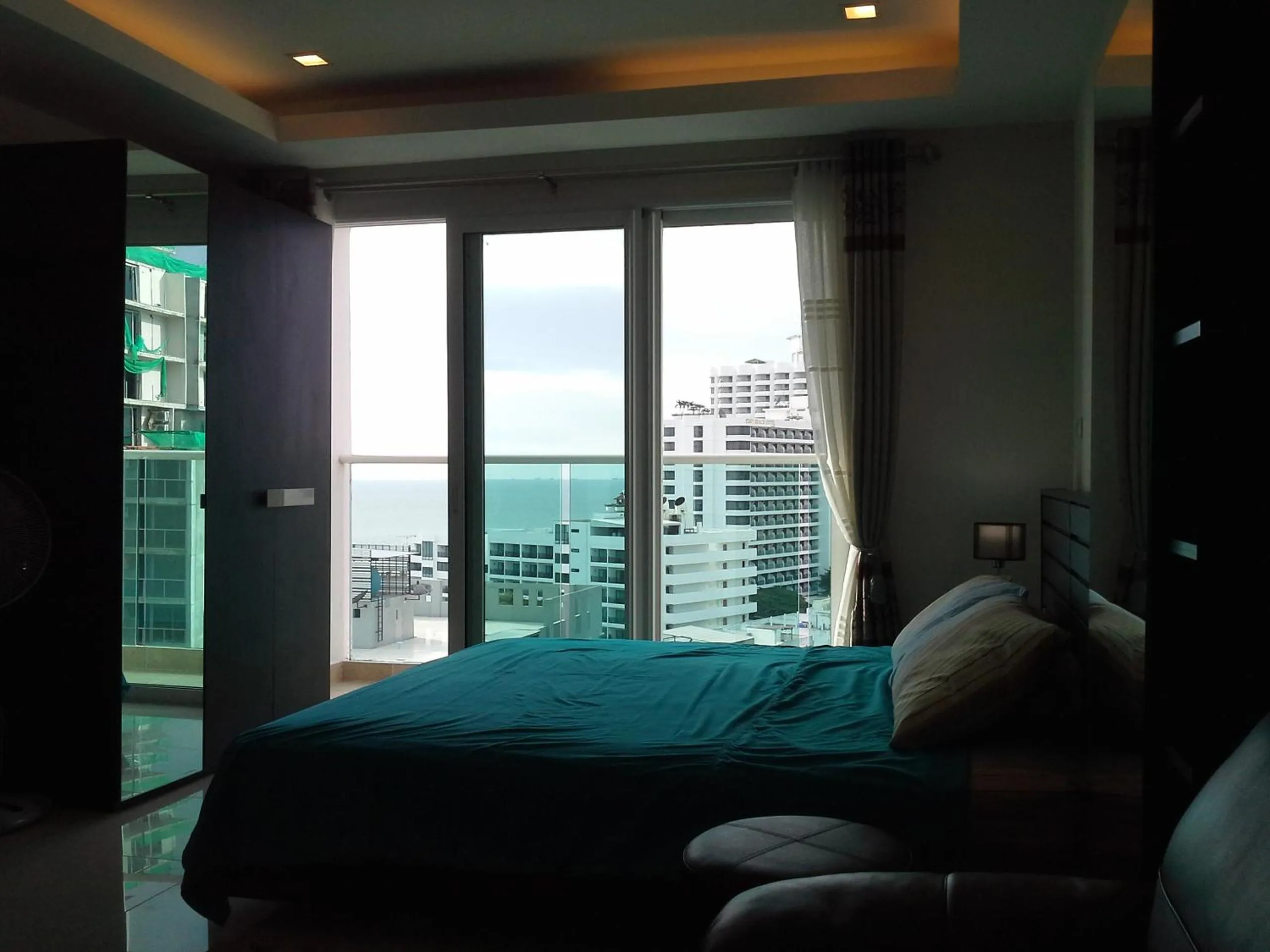 View (from property/room), Bed in Cosy Beach View Apartments