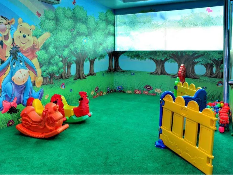 Children play ground in Cosy Beach View Apartments