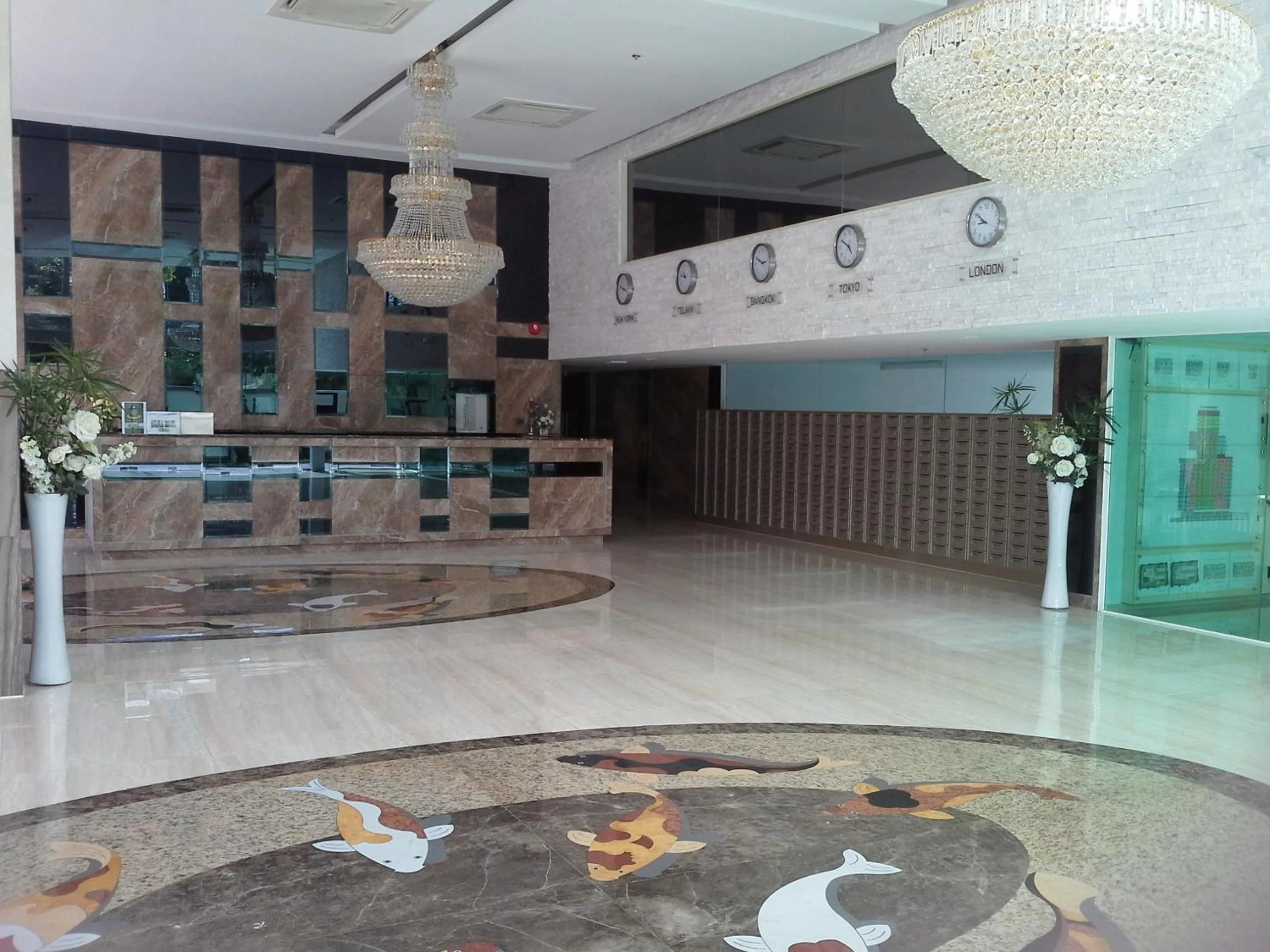 Lobby or reception in Cosy Beach View Apartments