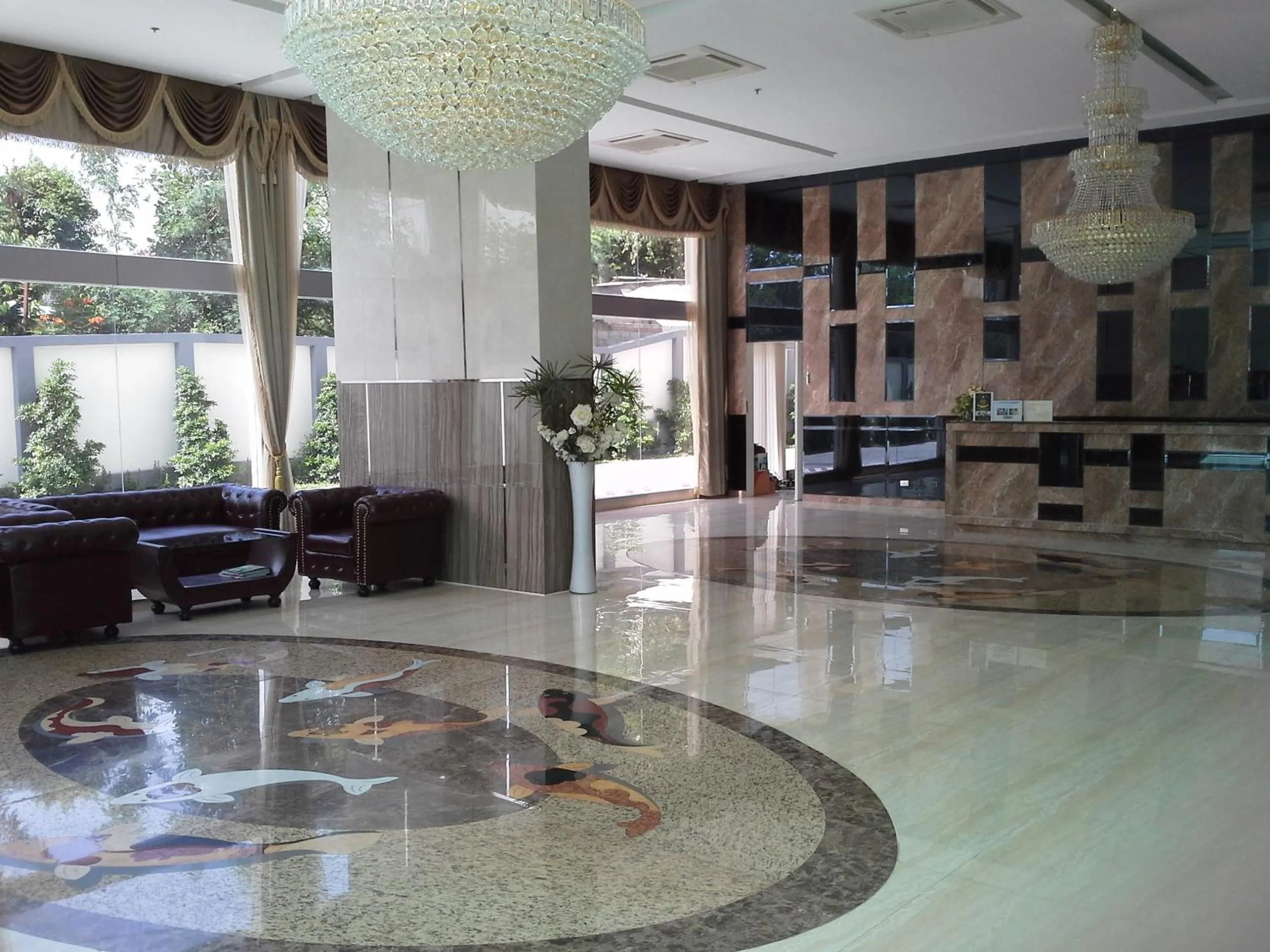 Lobby or reception in Cosy Beach View Apartments