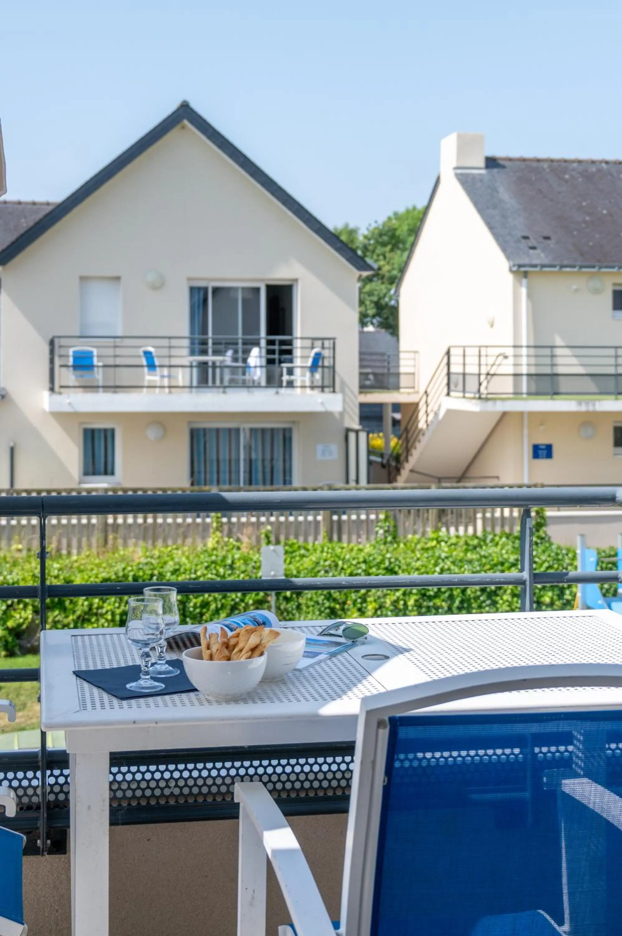 Balcony/Terrace in Résidence Odalys Les Iles du Morbihan