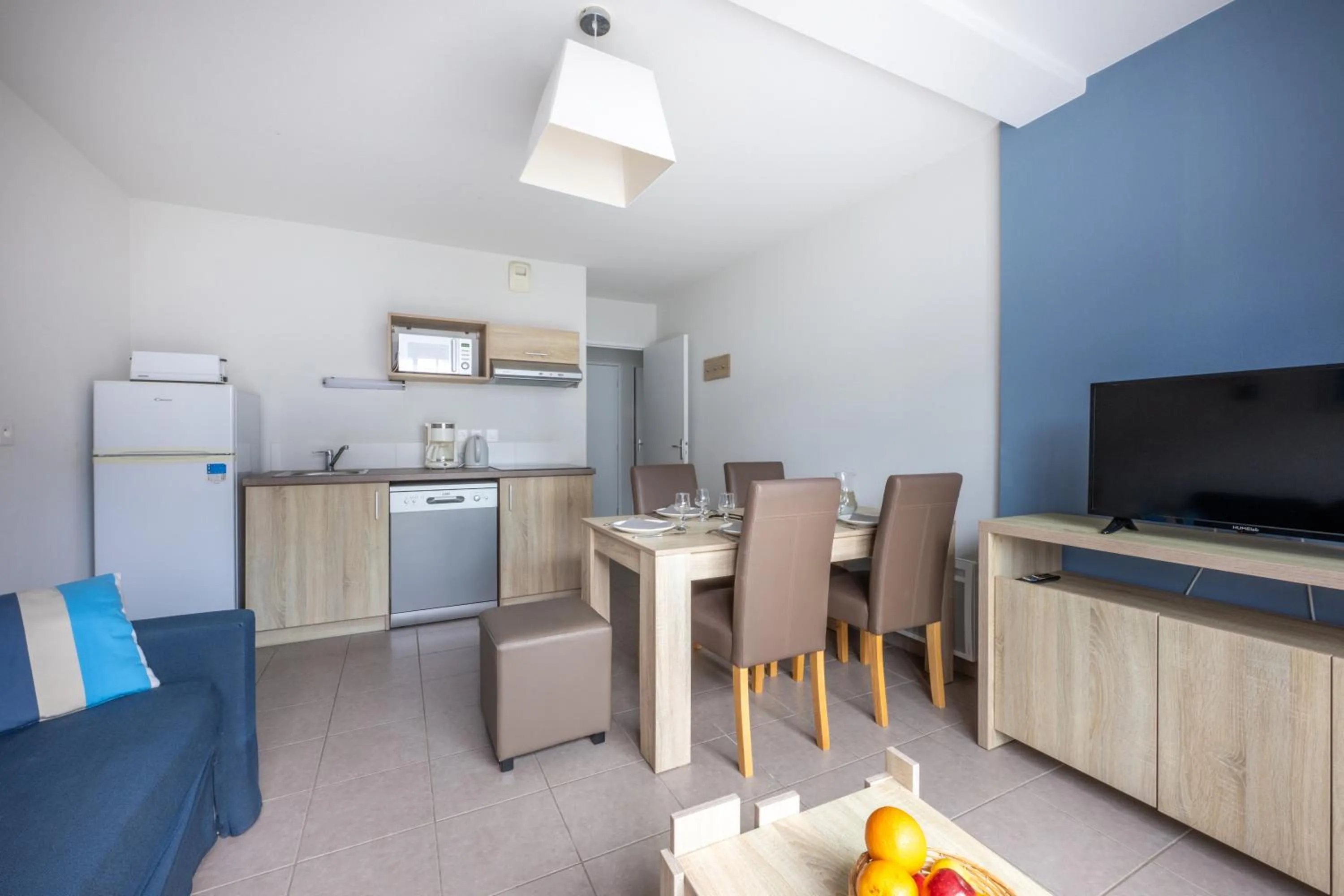 Kitchen or kitchenette in Résidence Odalys Les Iles du Morbihan