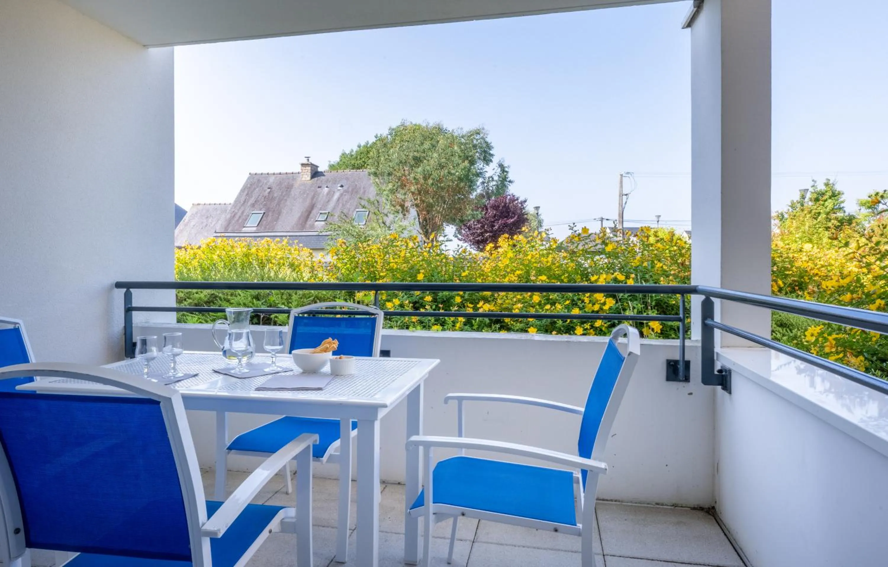 Balcony/Terrace in Résidence Odalys Les Iles du Morbihan