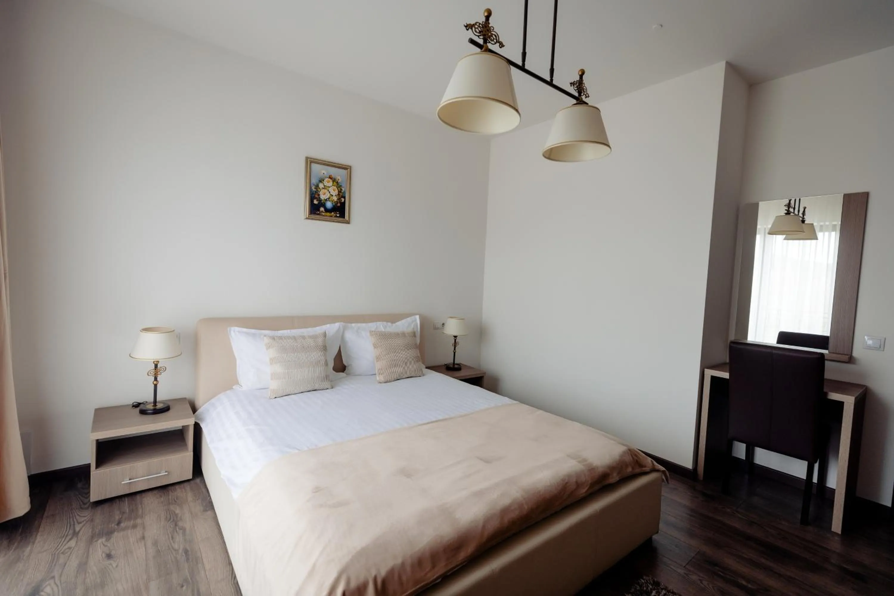 Bed in Aparthotel Punct pe i