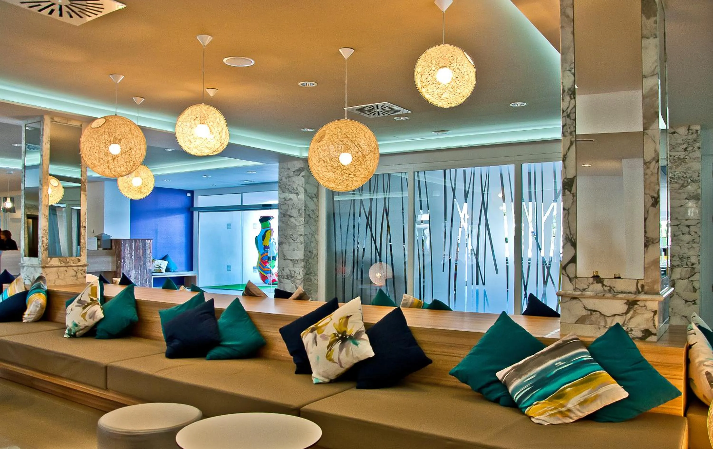Lobby or reception in BQ Delfín Azul Hotel