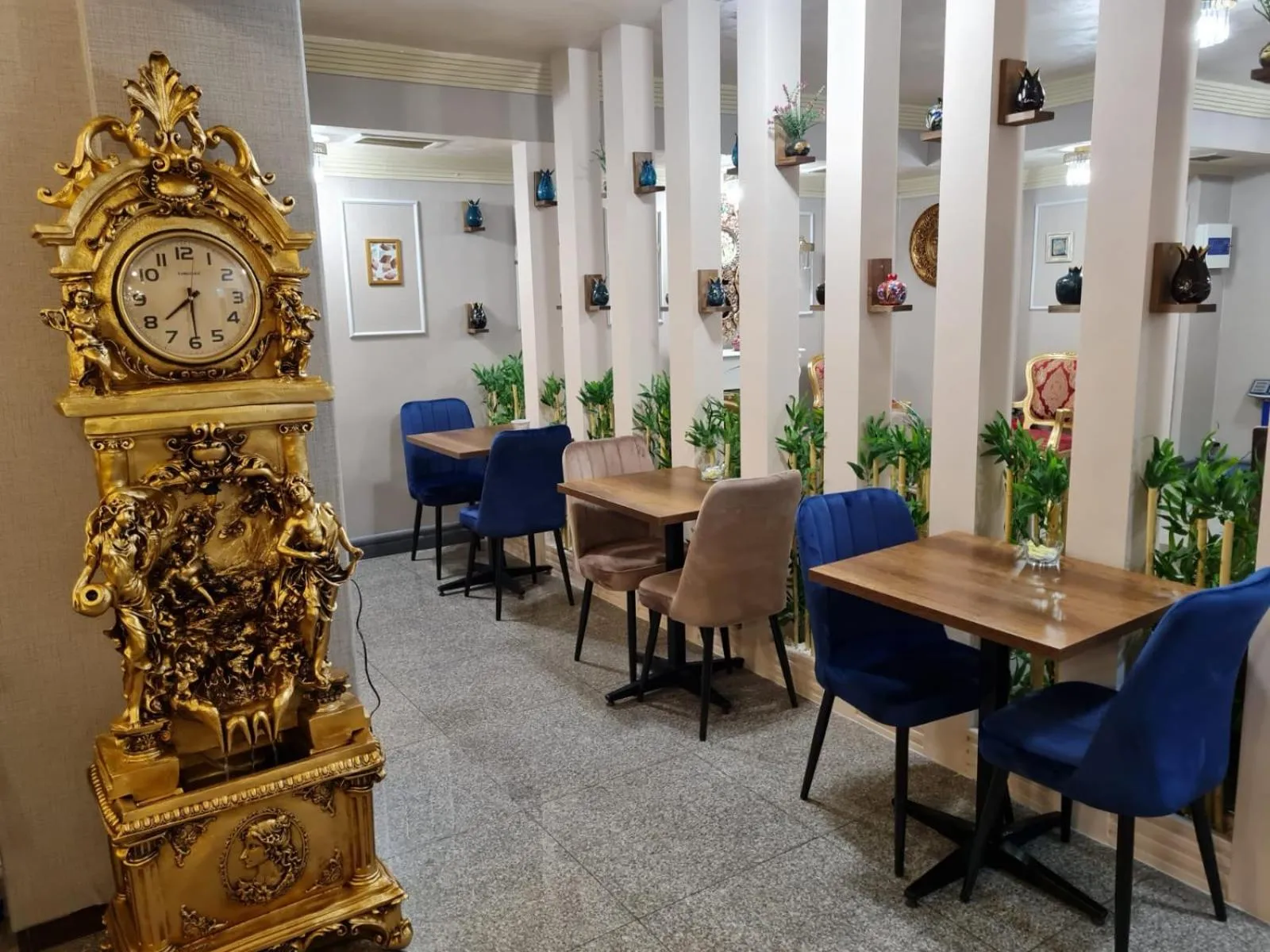 Seating area in Hamit Hotel Istanbul