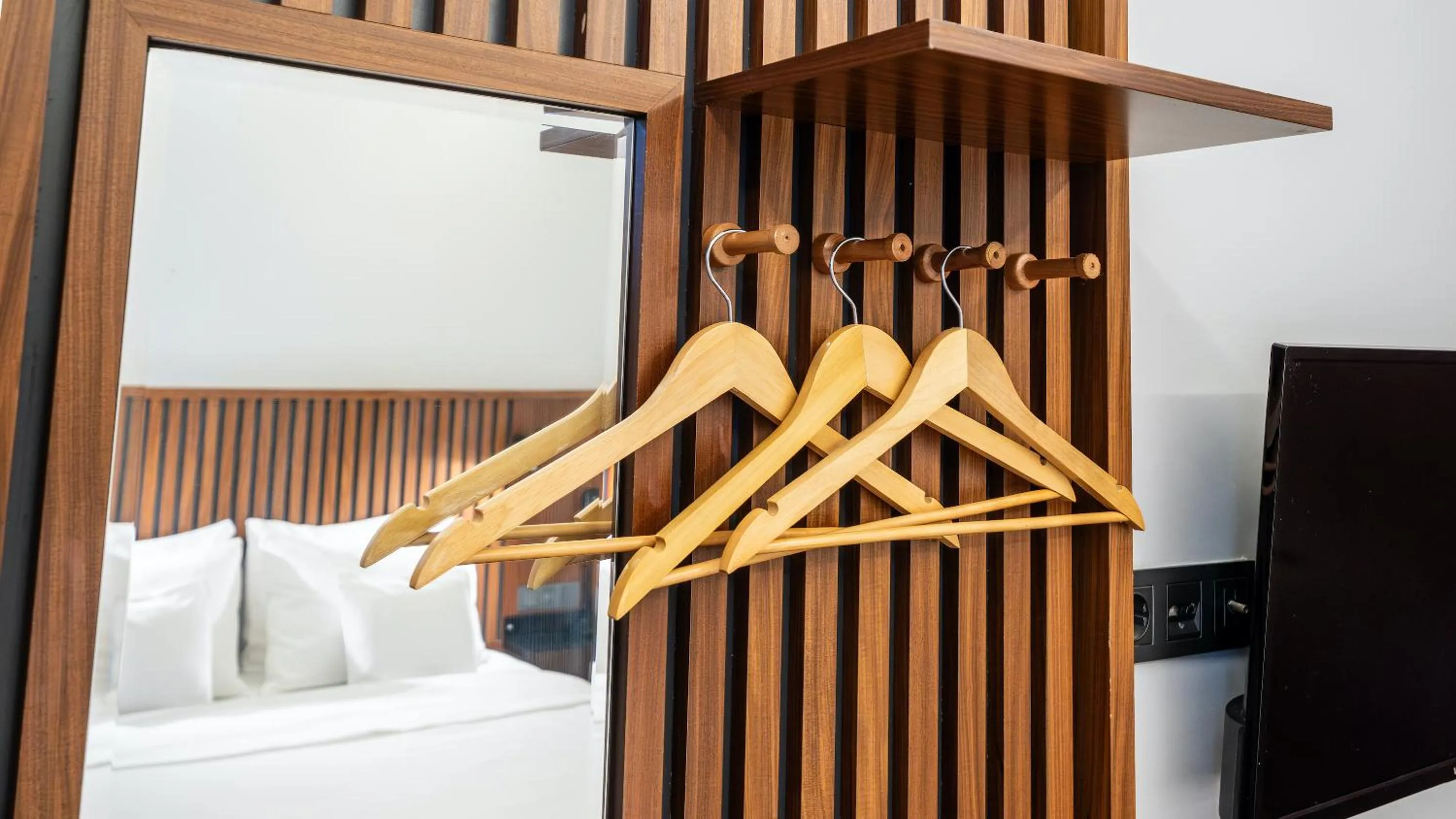 Bed in Discovery Hotel