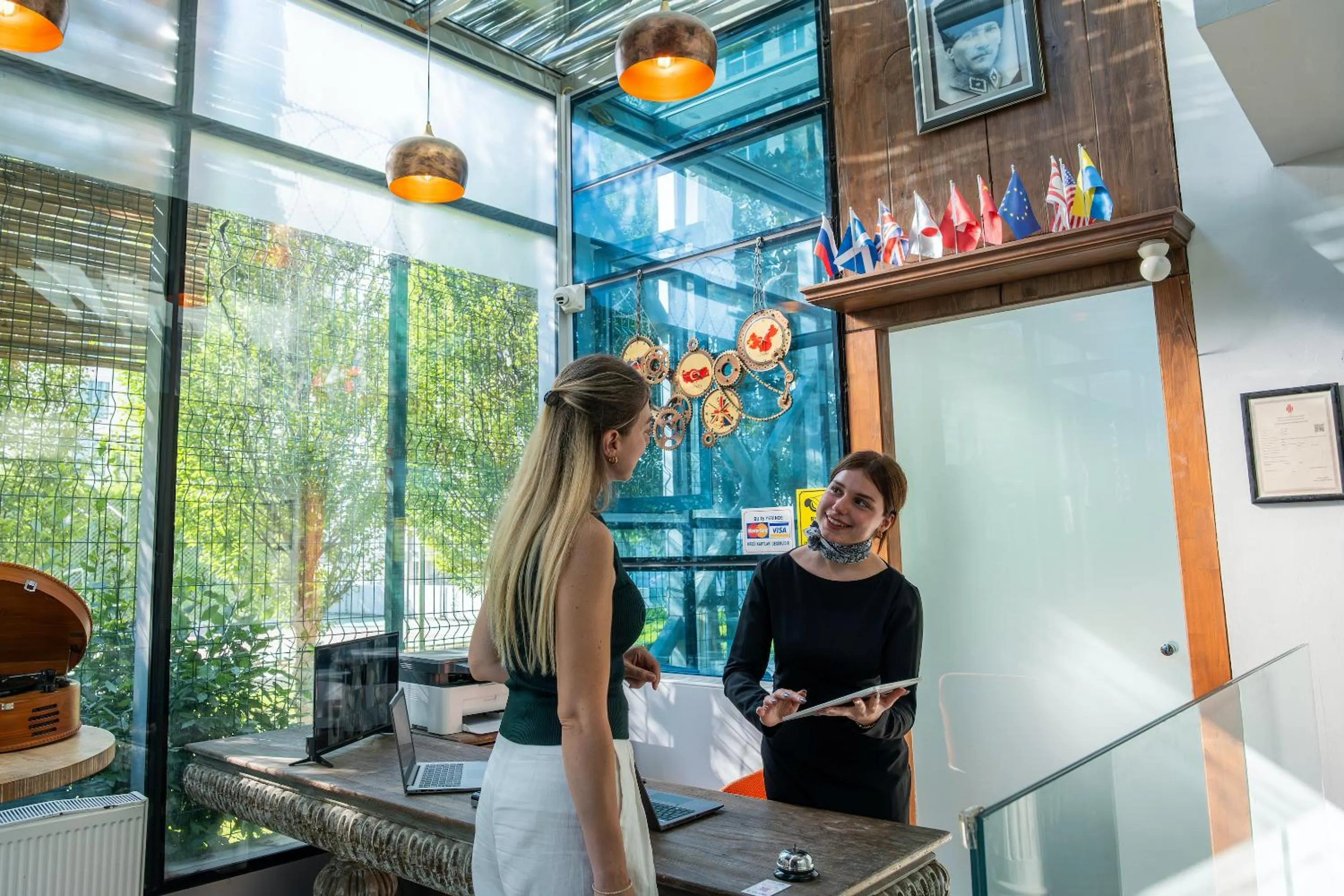 People in Discovery Hotel