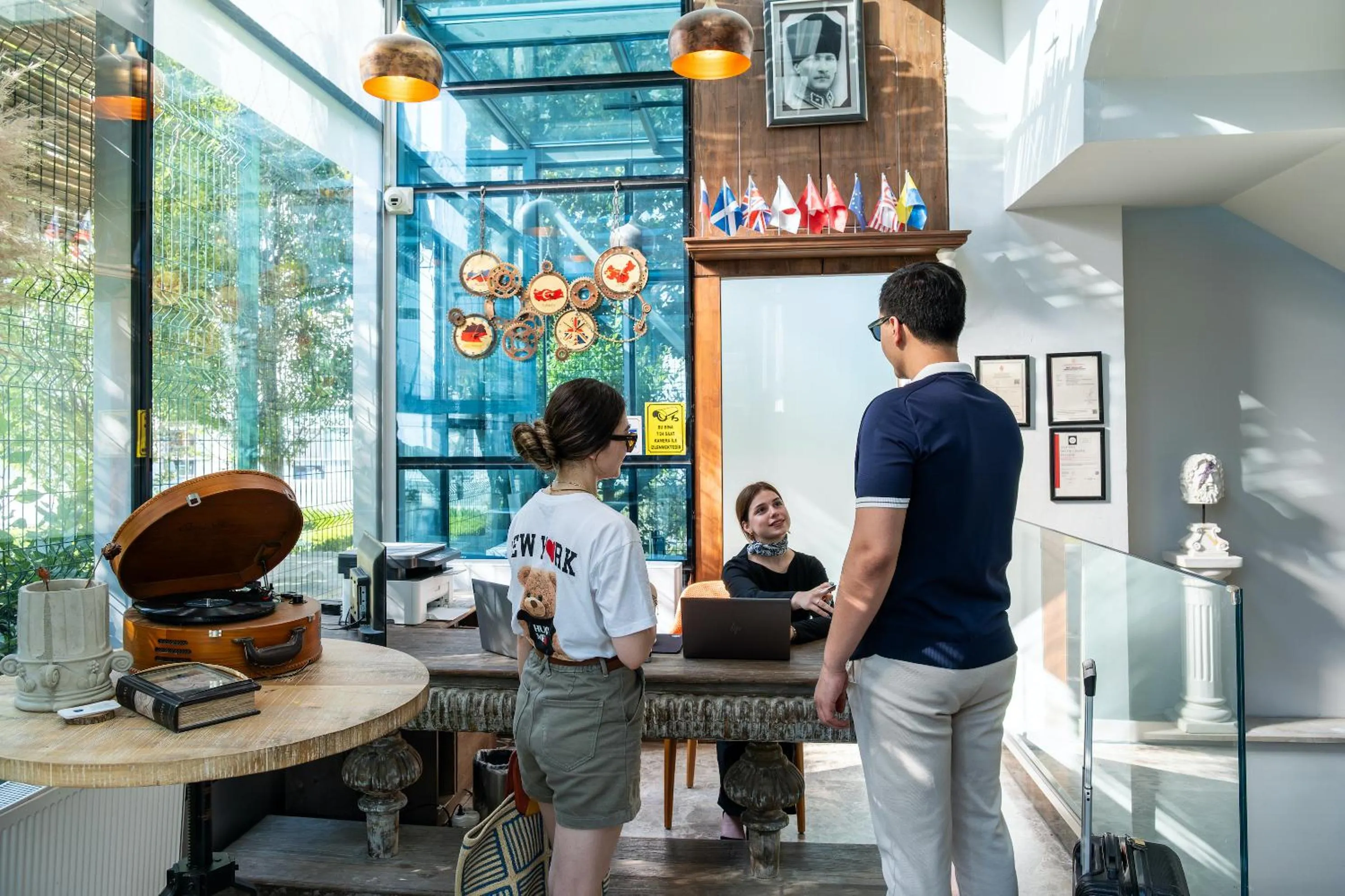 People in Discovery Hotel