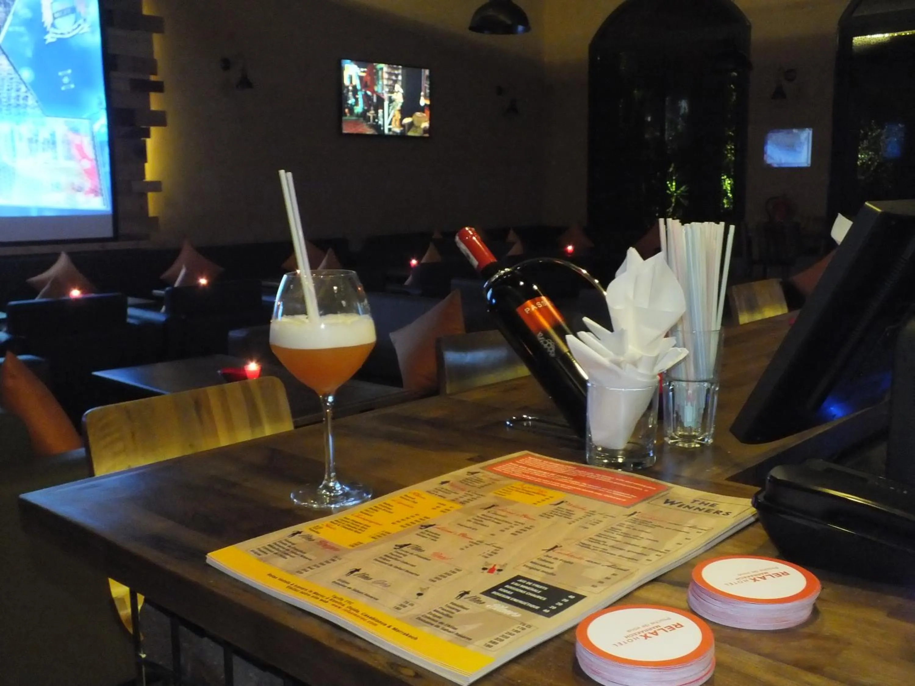 Alcoholic drinks in Hotel Relax Marrakech