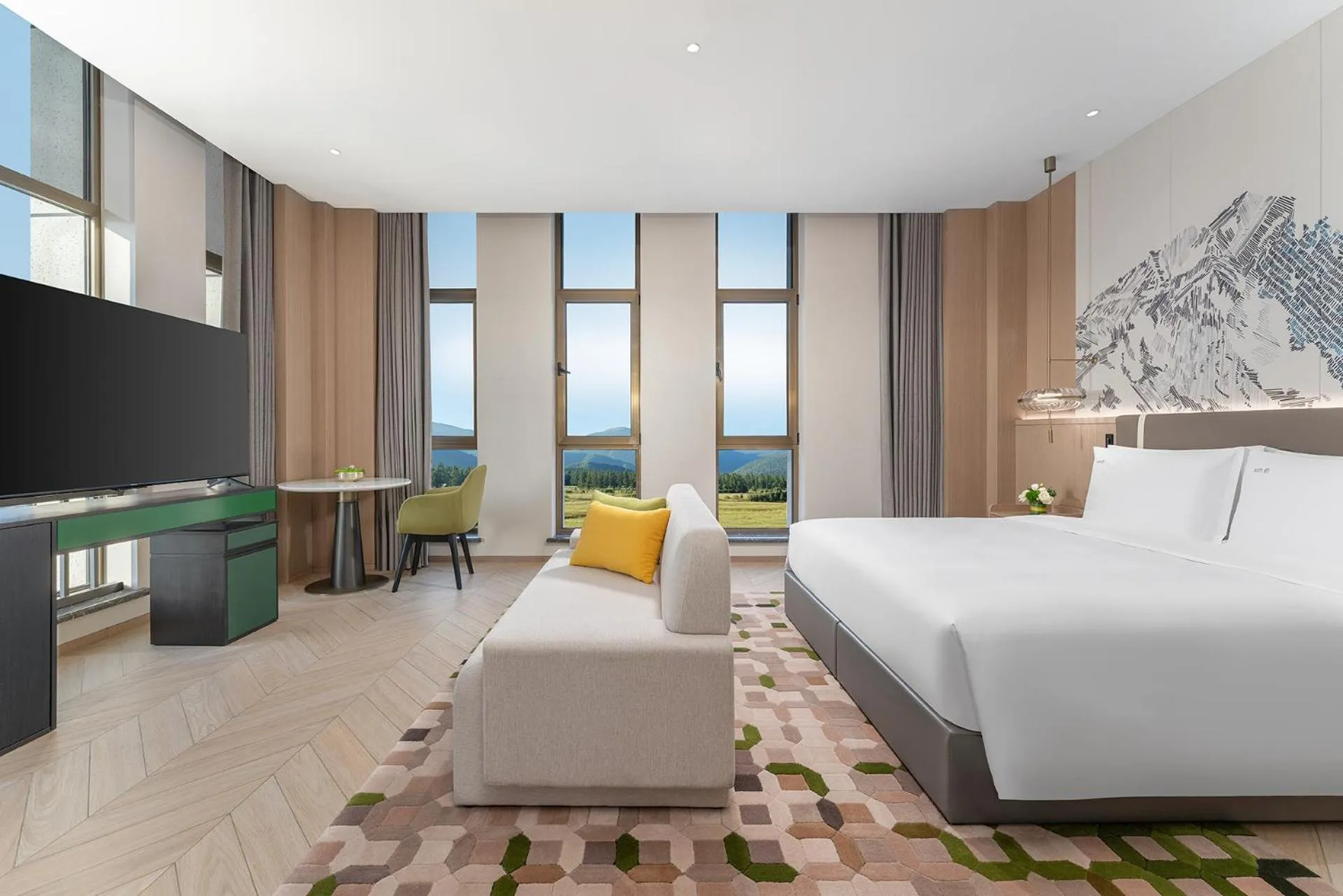 Bedroom in Holiday Inn Liaoyuan City Center by IHG