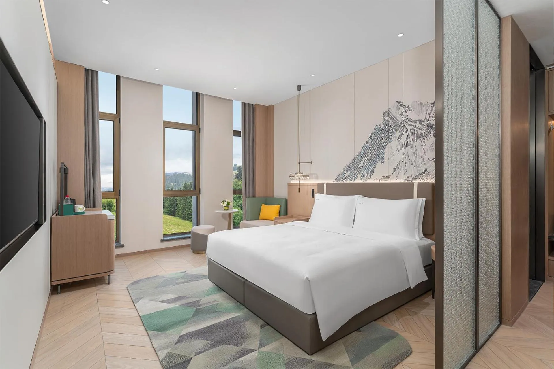 Bedroom in Holiday Inn Liaoyuan City Center by IHG